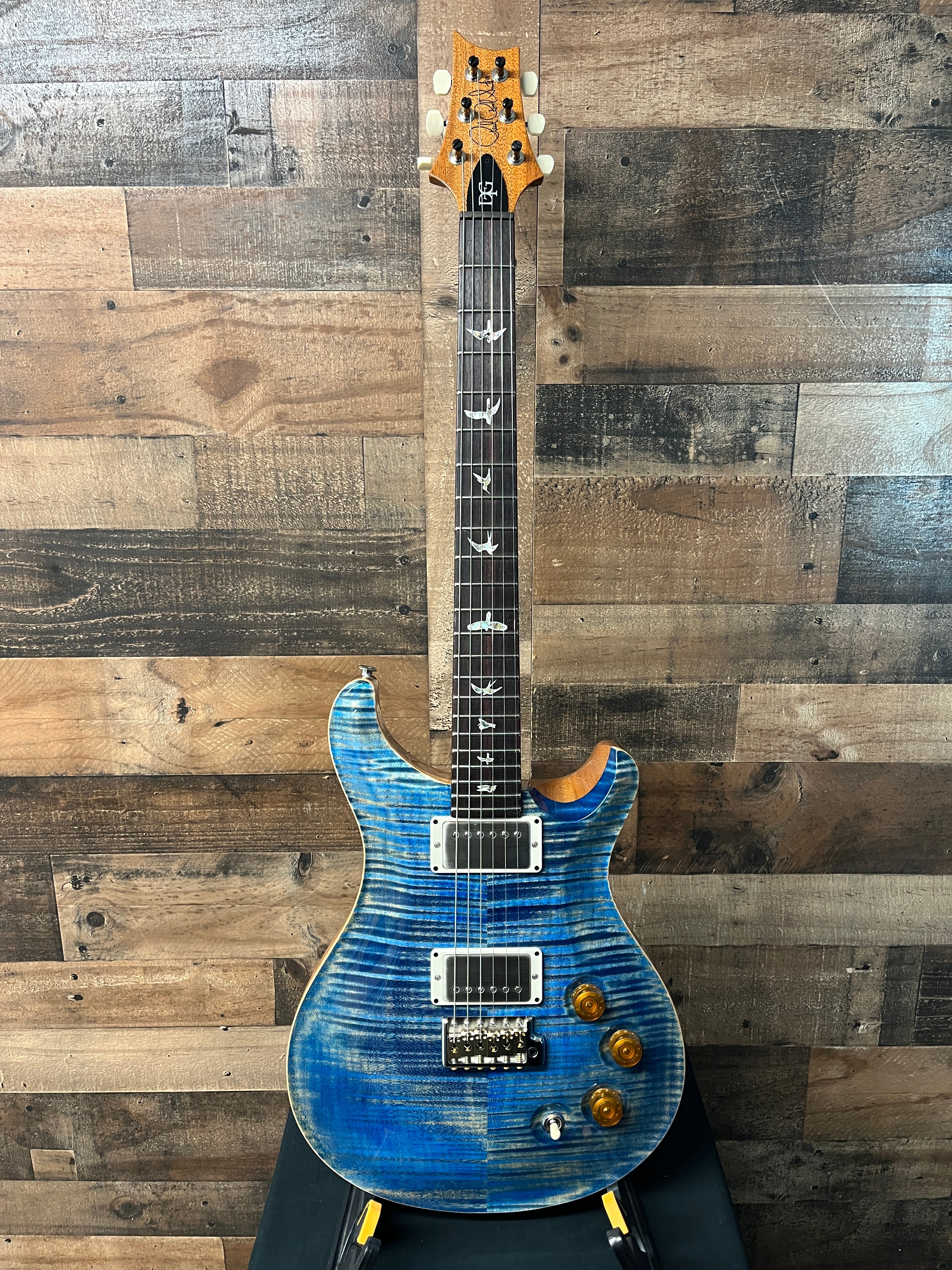 PRS DGT 10-Top Electric Guitar with Bird Inlays - Faded Blue Jean, Bird Inlays, 894