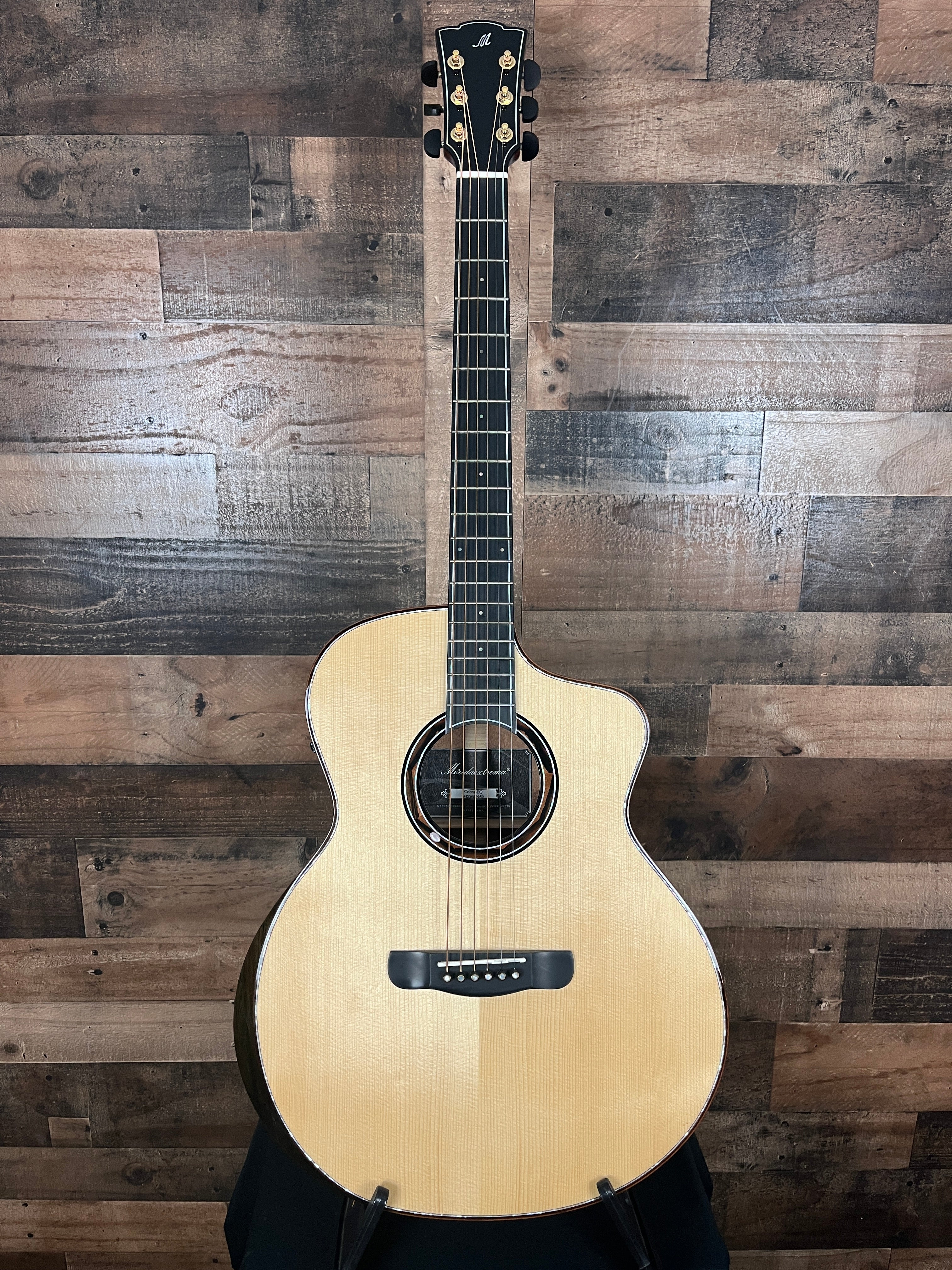 Mérida COBRA-EQ, Acoustic-Electric, Natural, Gig Bag, 950