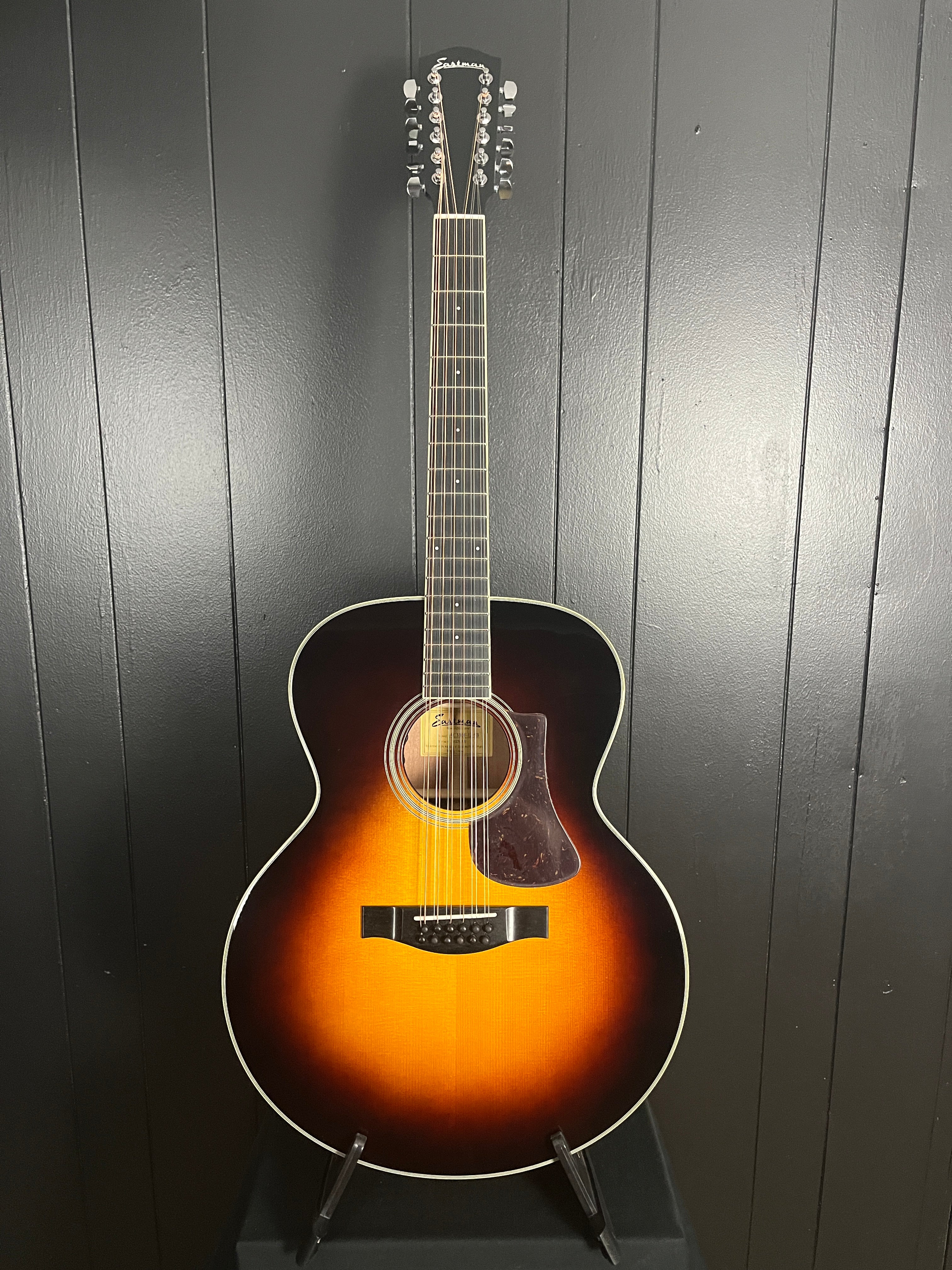 Eastman AC330E-12-SB, 12 String Acoustic Electric Guitar, Sunburst, Hard Case, 341