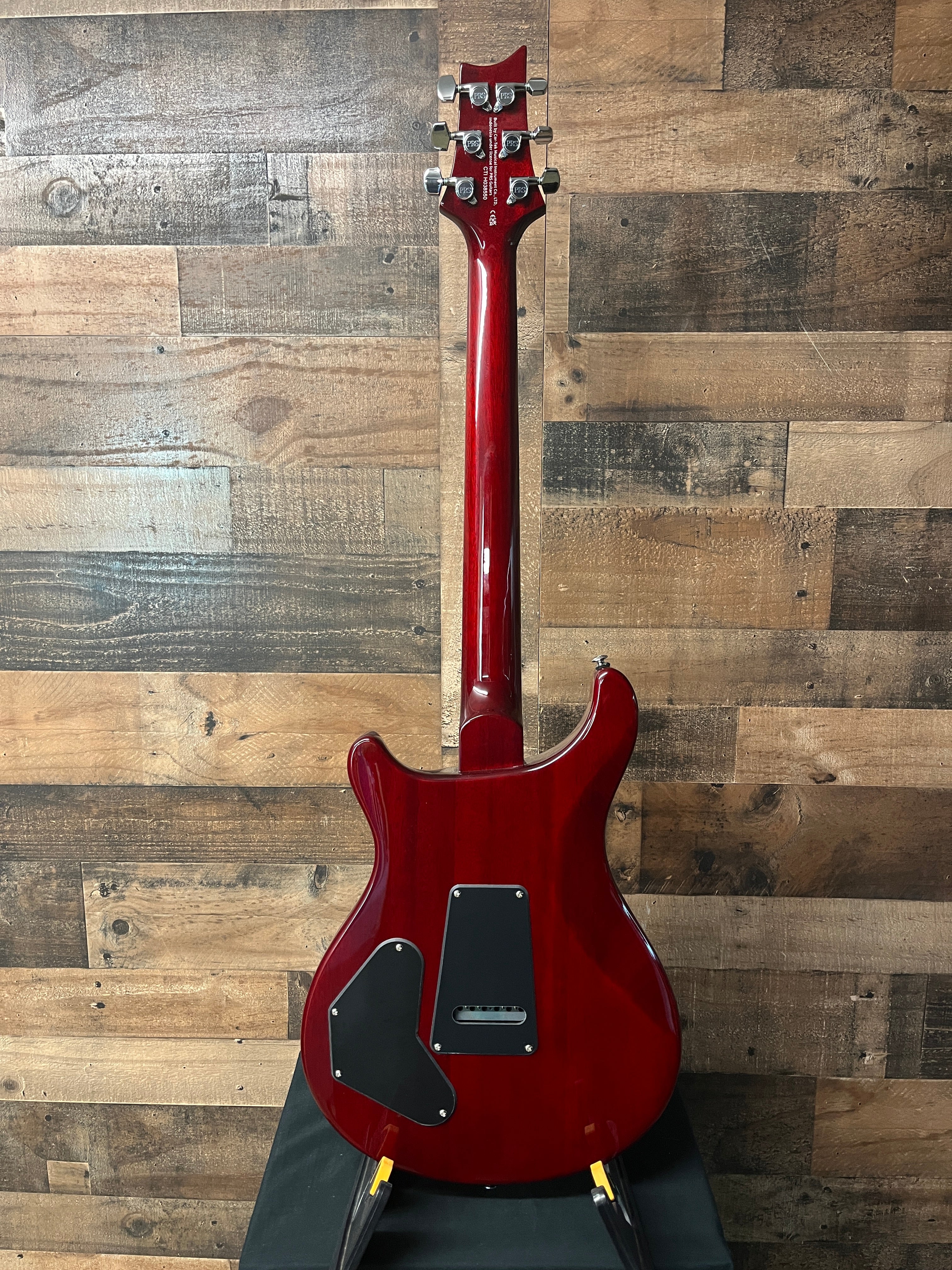 PRS SE DGT David Grissom Electric Guitar, Vintage Cherry, Gig Bag, 550
