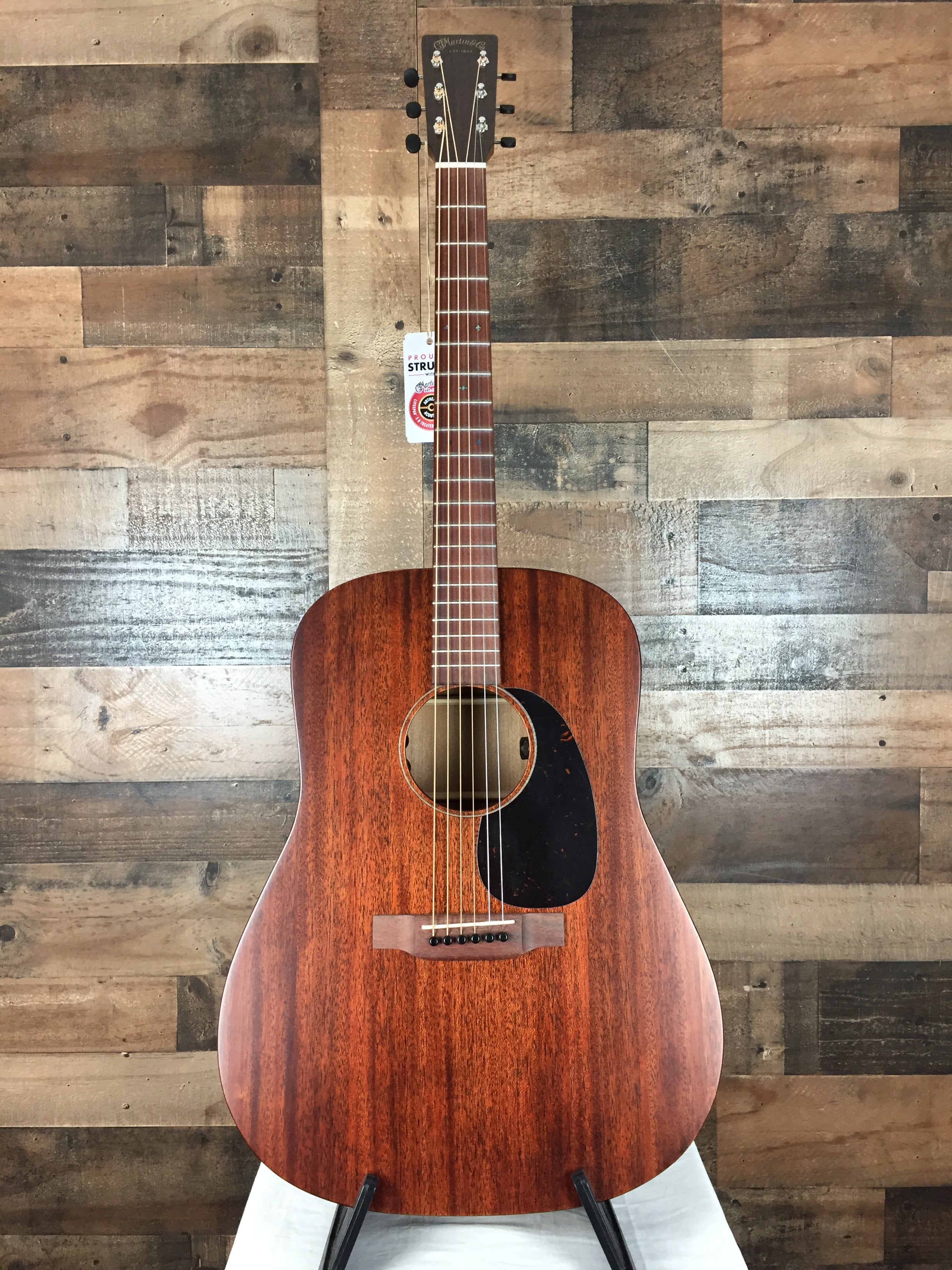 Martin D-15E Dreadnought Acoustic/Electric Guitar, Gig Bag, 946