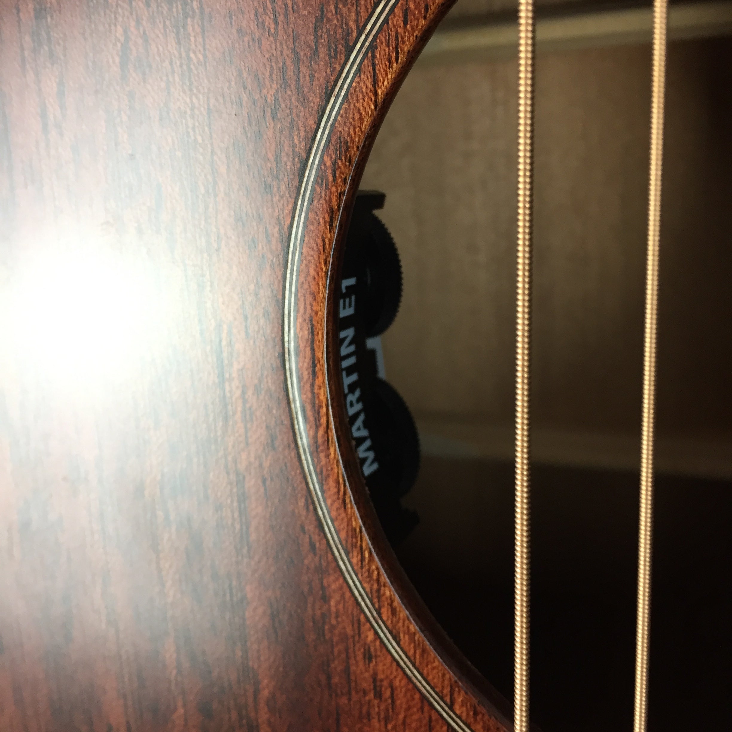 Martin D-15E Dreadnought Acoustic/Electric Guitar, Gig Bag, 946