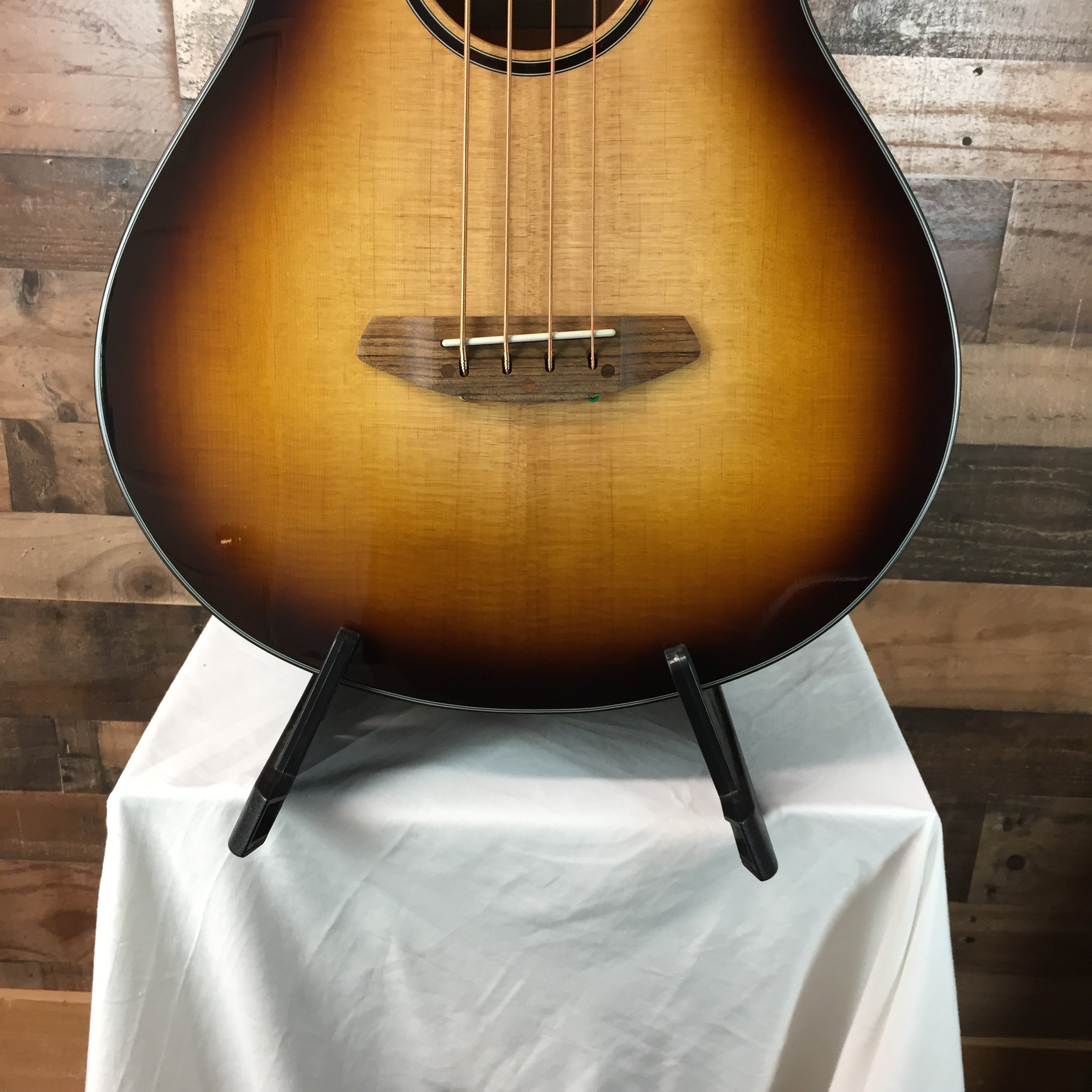 Breedlove Discovery Concert CE Ac/Elec Bass, Edgeburst, 621