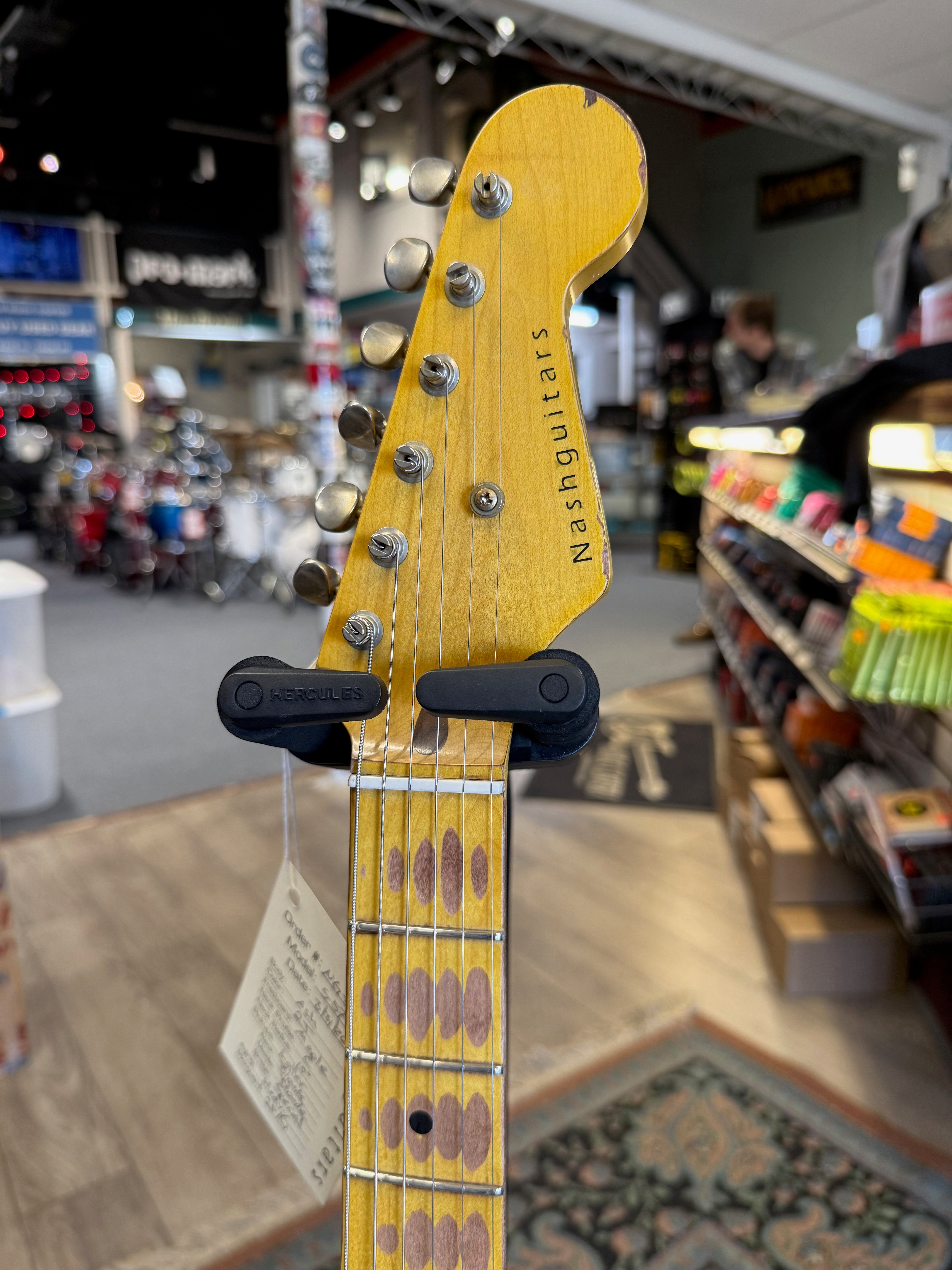S-57 Ash Body Heavy Relic Electric Guitar - 2 Tone Sunburst