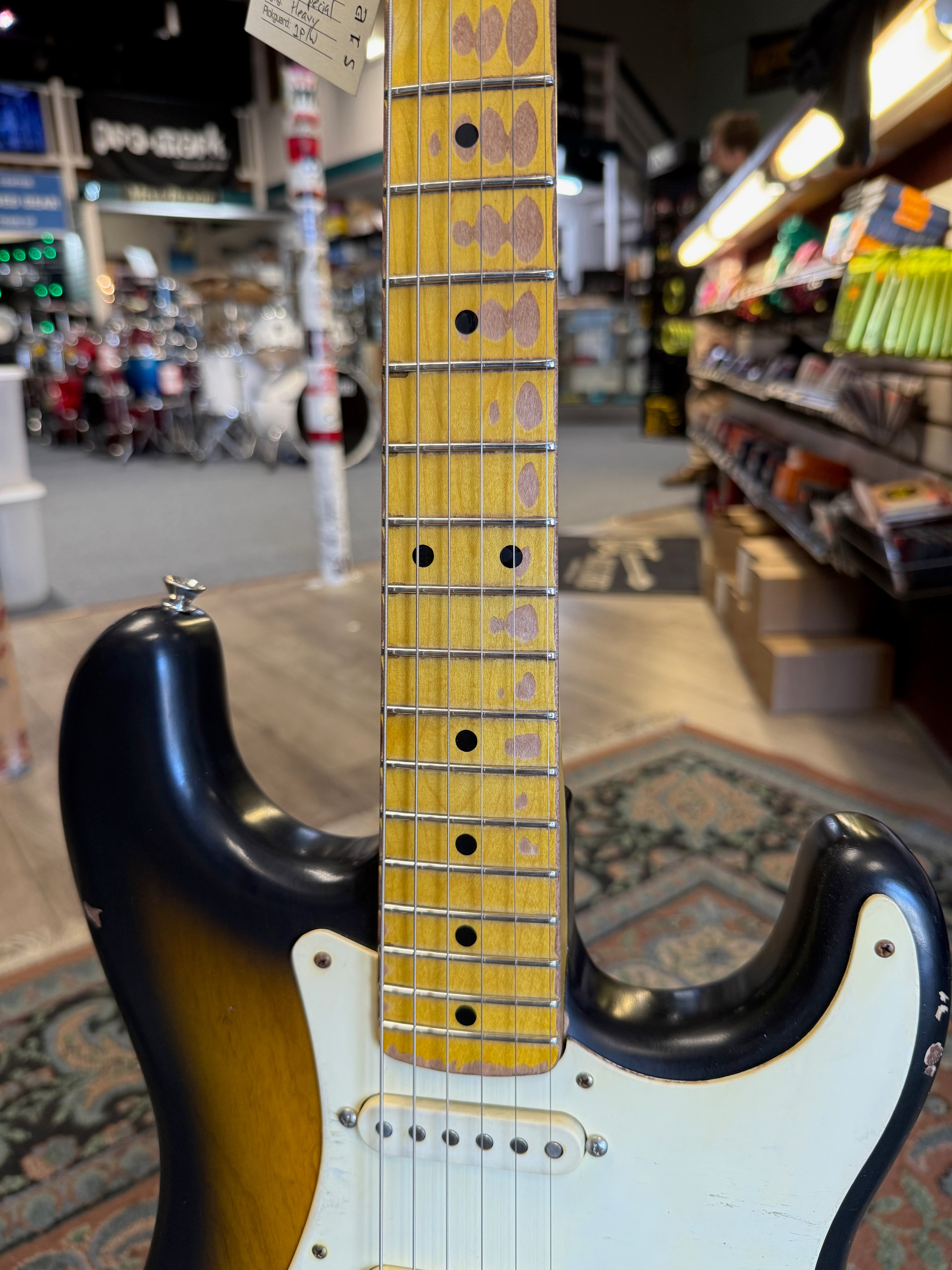 S-57 Ash Body Heavy Relic Electric Guitar - 2 Tone Sunburst