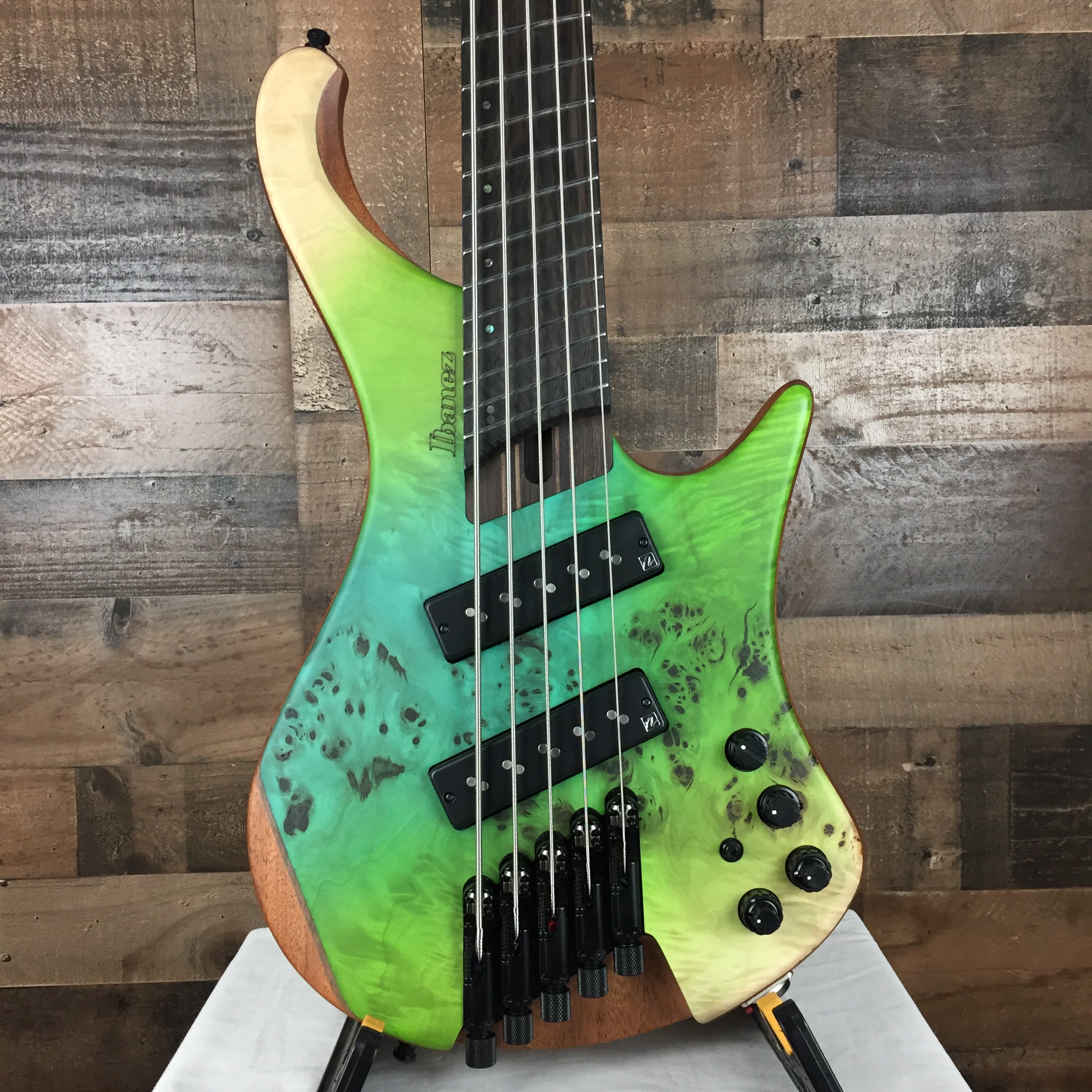 EHB1505MS Bass Guitar, Ocean Inlet Flat, Gig Bag, 293