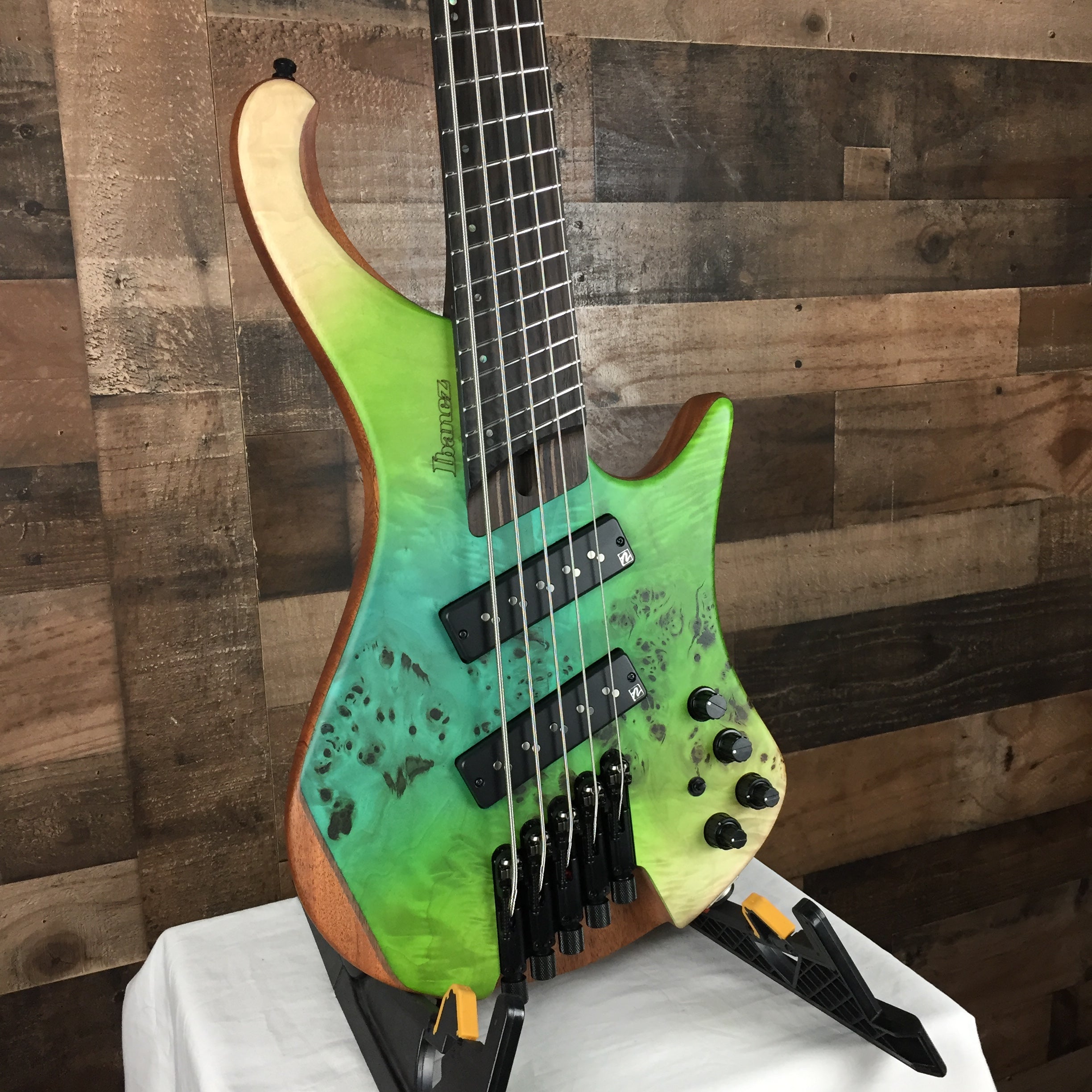 EHB1505MS Bass Guitar, Ocean Inlet Flat, Gig Bag, 293