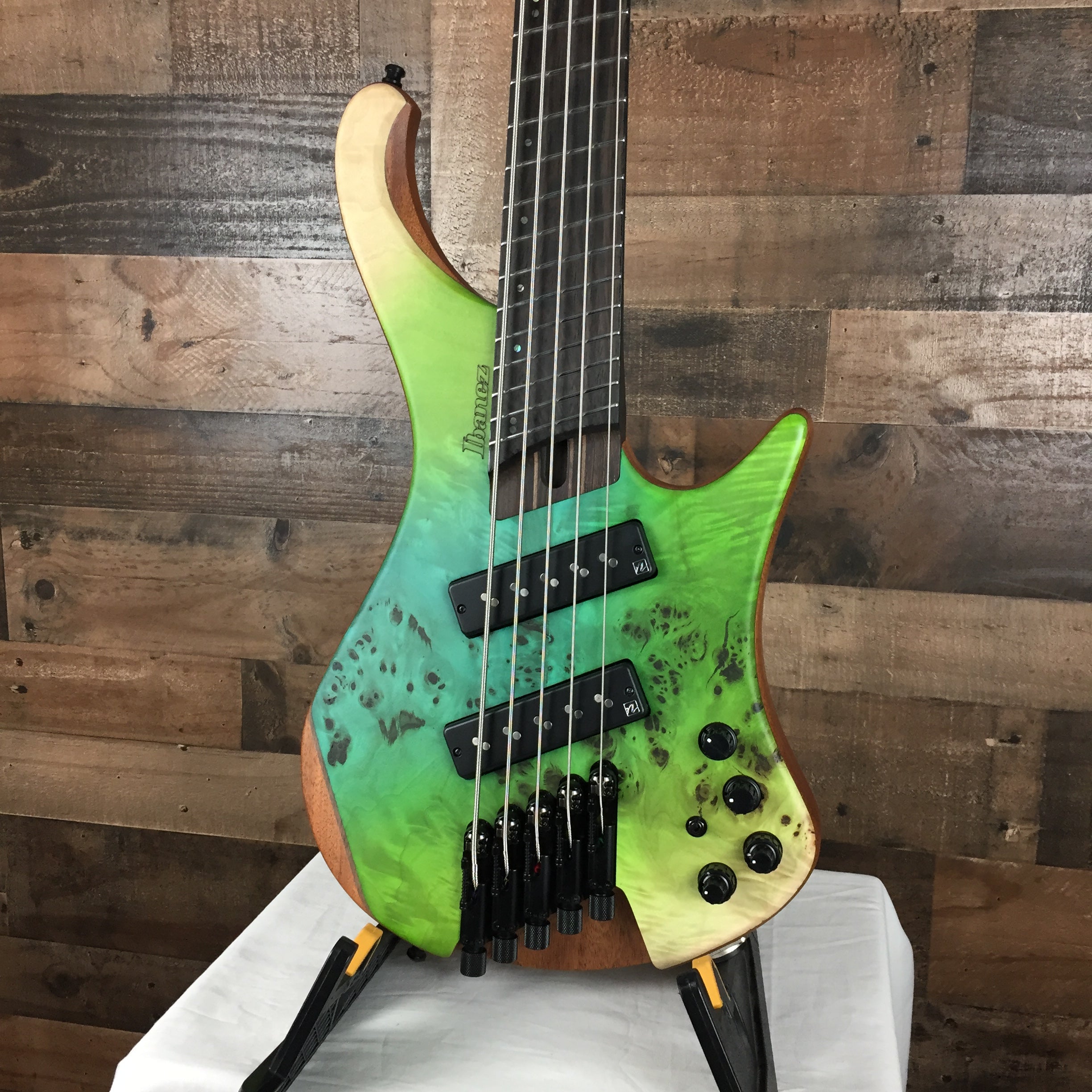 EHB1505MS Bass Guitar, Ocean Inlet Flat, Gig Bag, 293