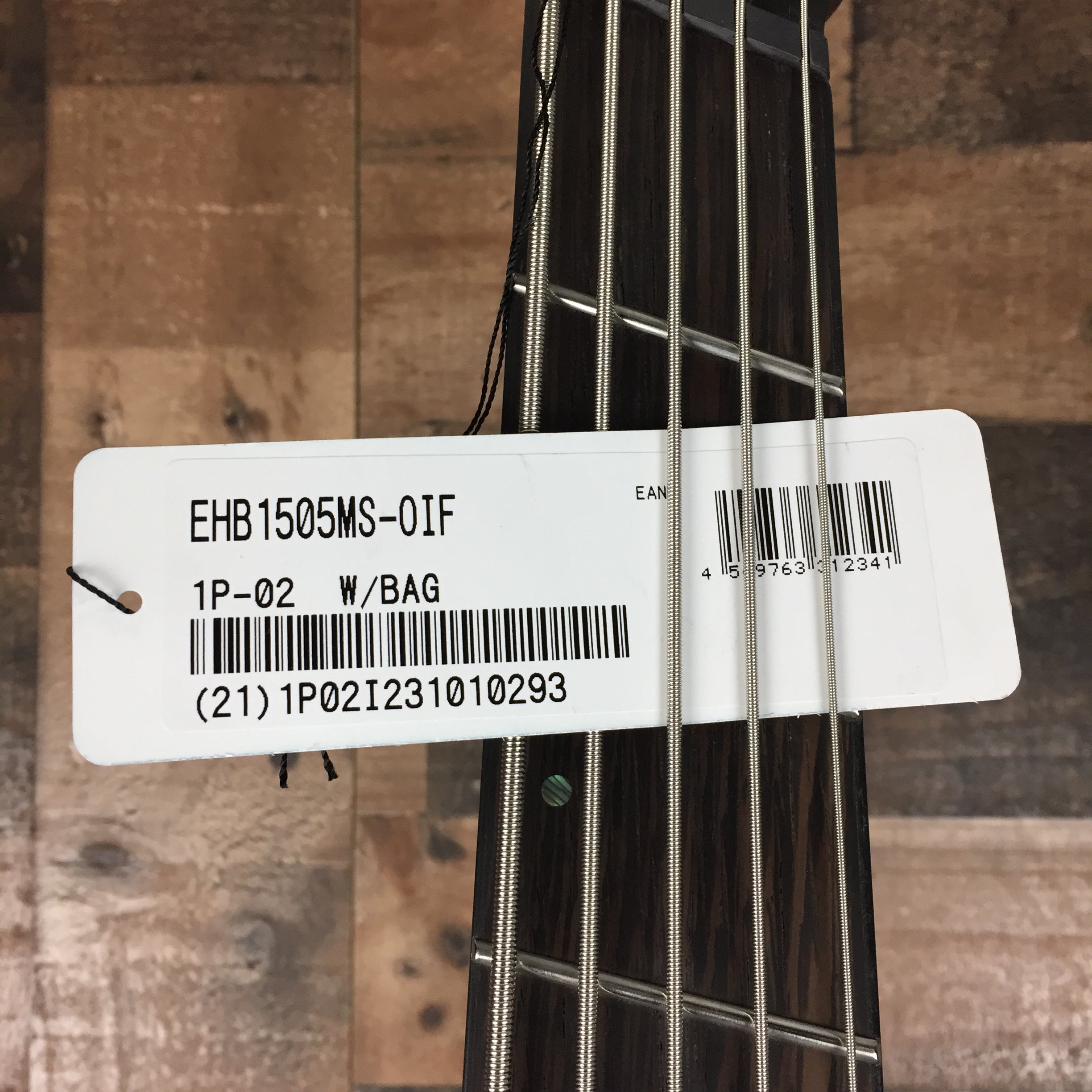 EHB1505MS Bass Guitar, Ocean Inlet Flat, Gig Bag, 293