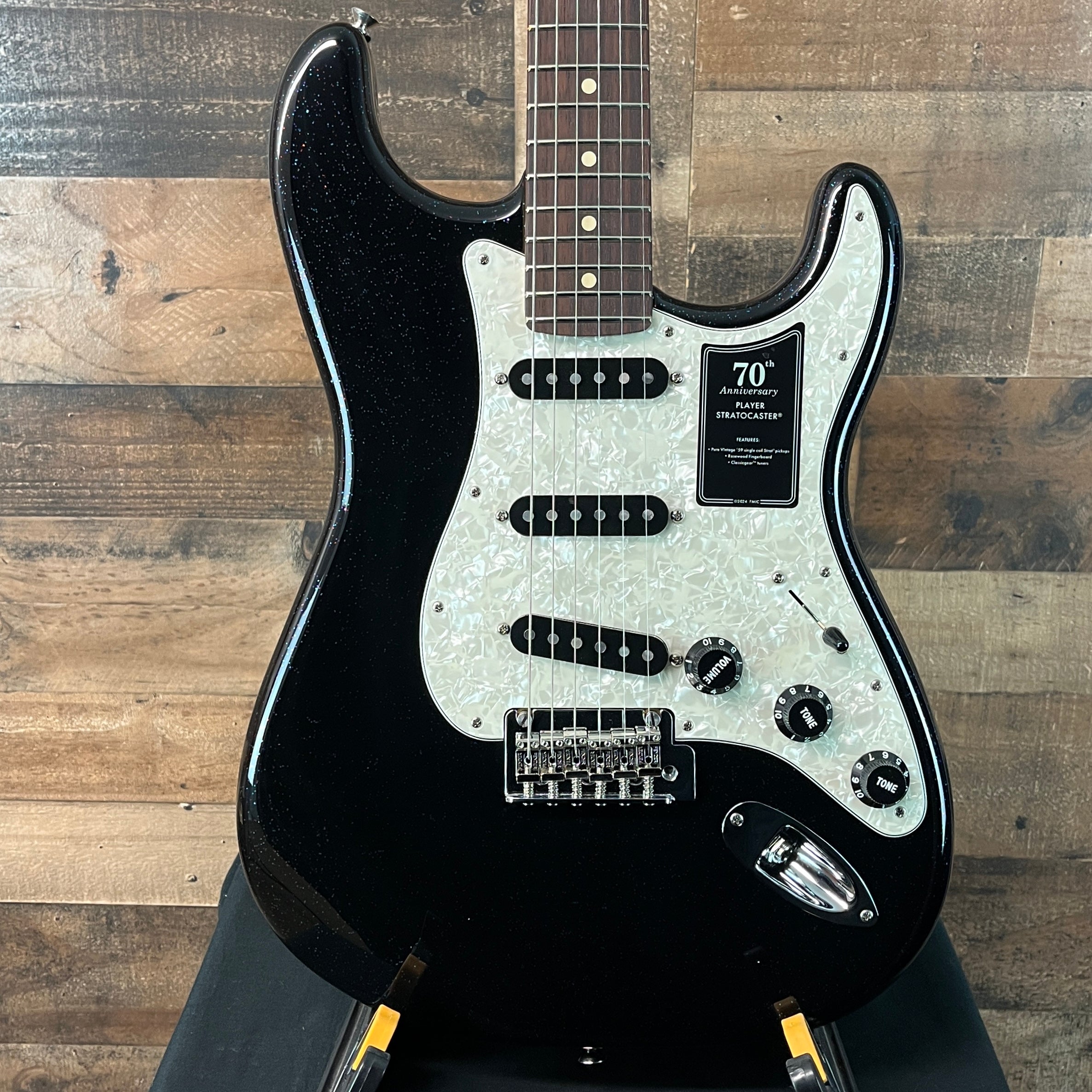 Fender 70th Anniversary Player Stratocaster, Nebula Noir, Gig Bag, 301