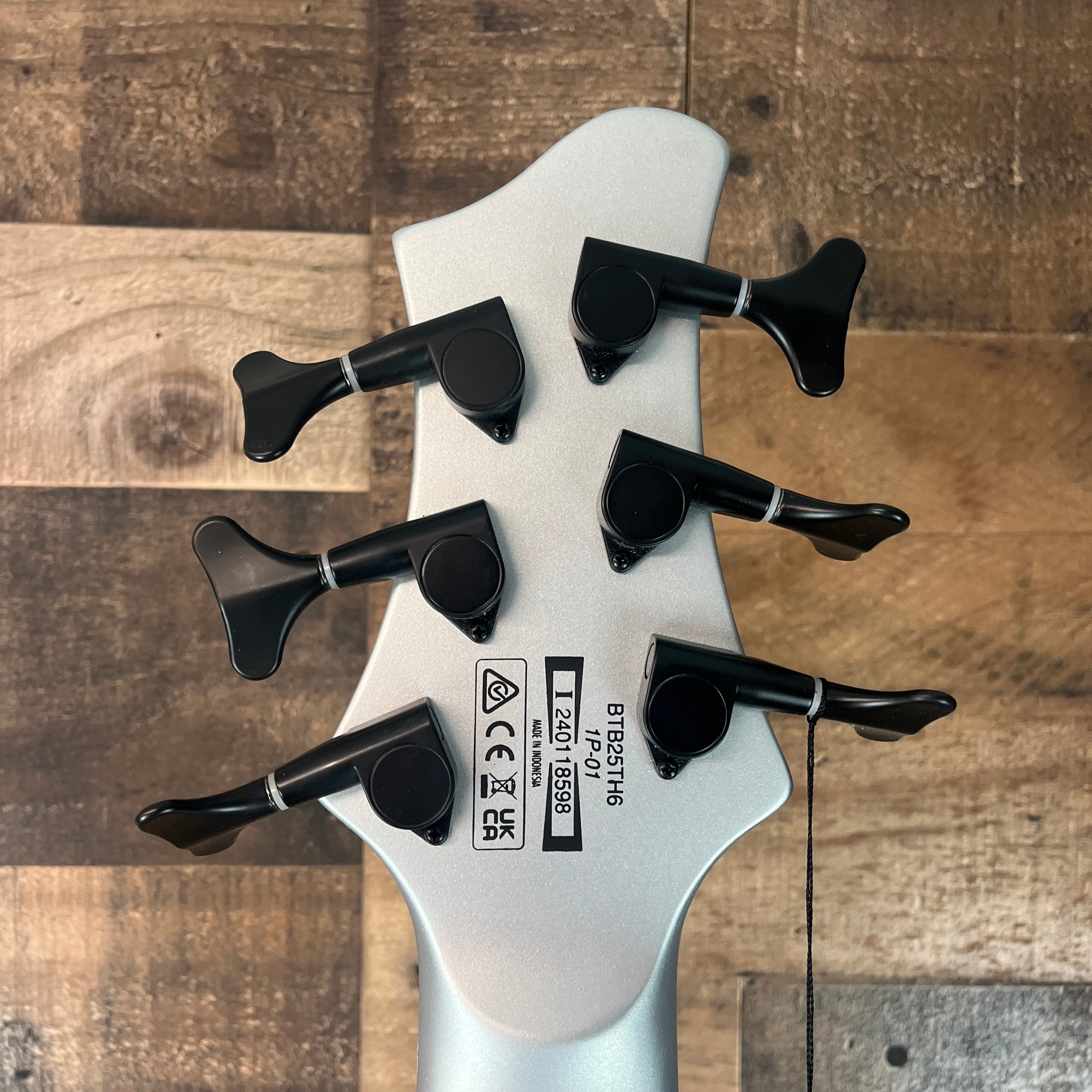 Ibanez BTB5TH6SLM 25th Anniversary, Silver Blizzard Matte, 598