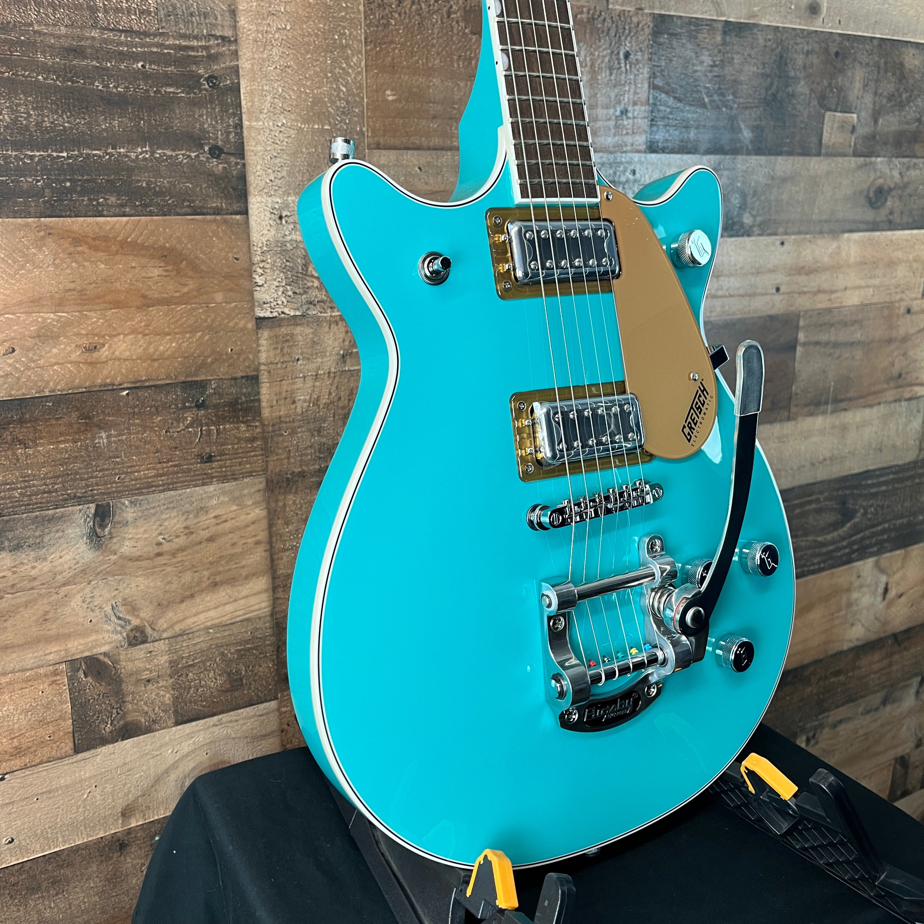 Gretsch G5232T Electromatic Double Jet FT with Bigsby, Caicos Green, 354