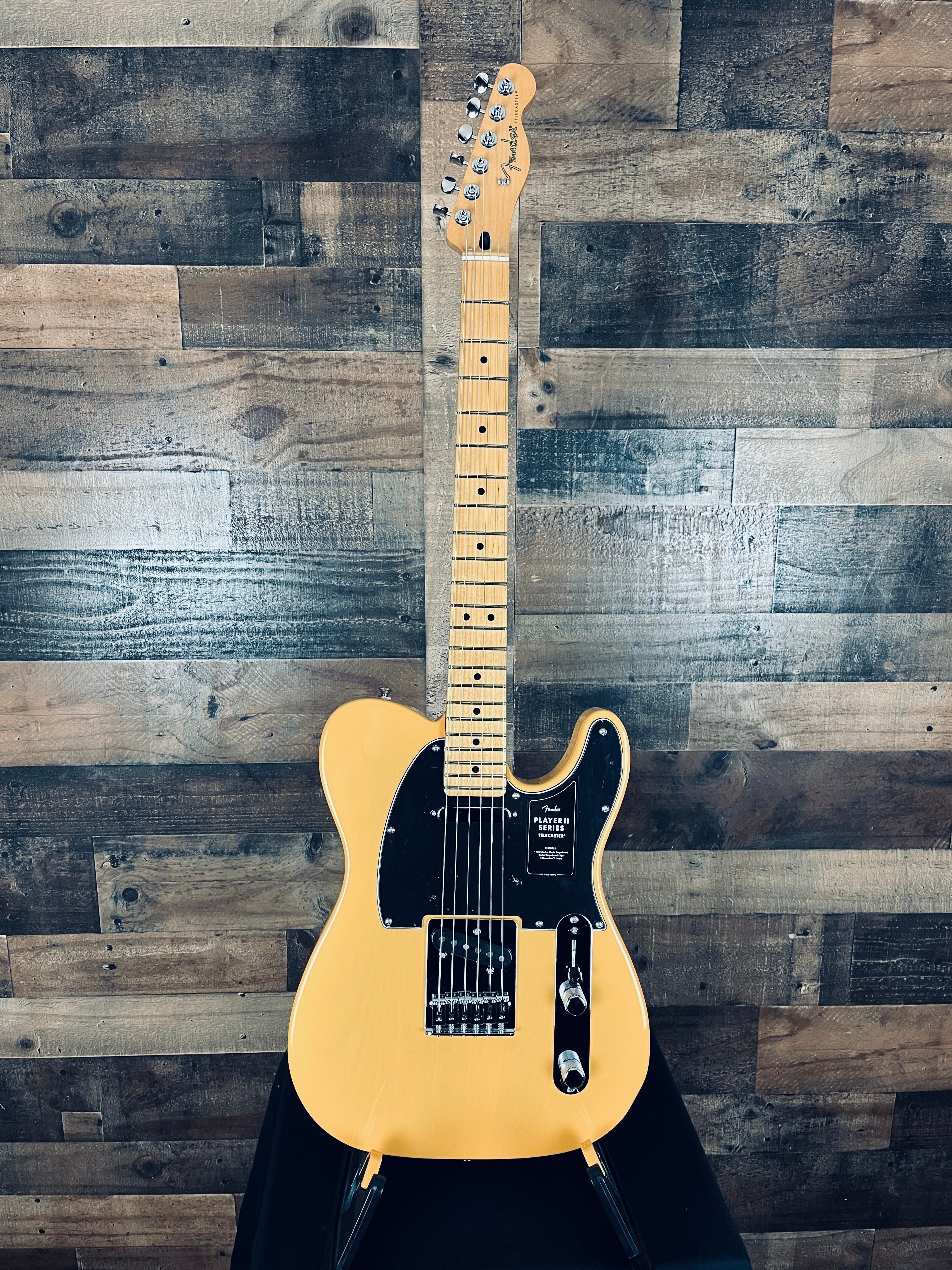 Fender Player II Telecaster Electric Guitar, Maple, Butterscotch Blonde, 283
