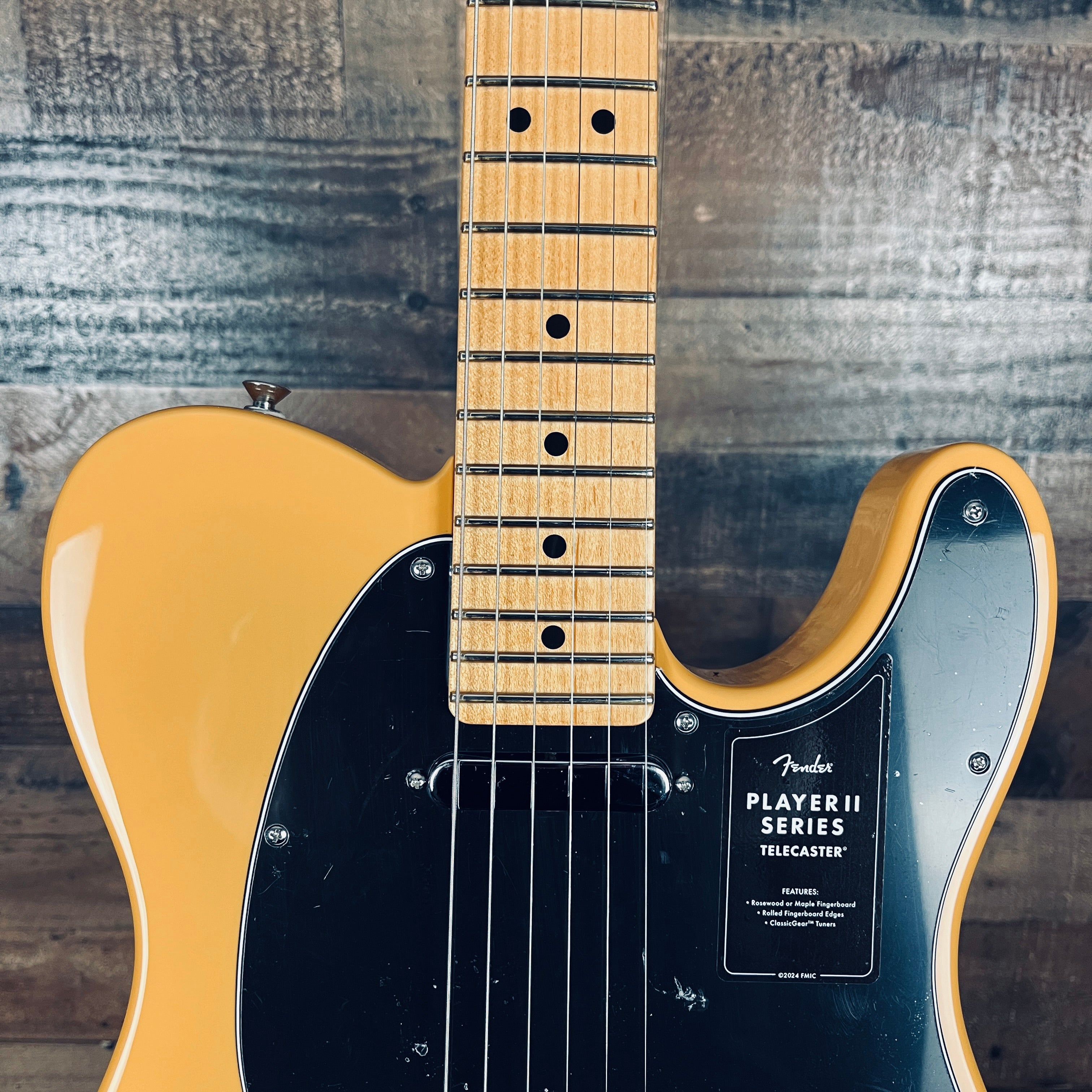 Fender Player II Telecaster Electric Guitar, Maple, Butterscotch Blonde, 283