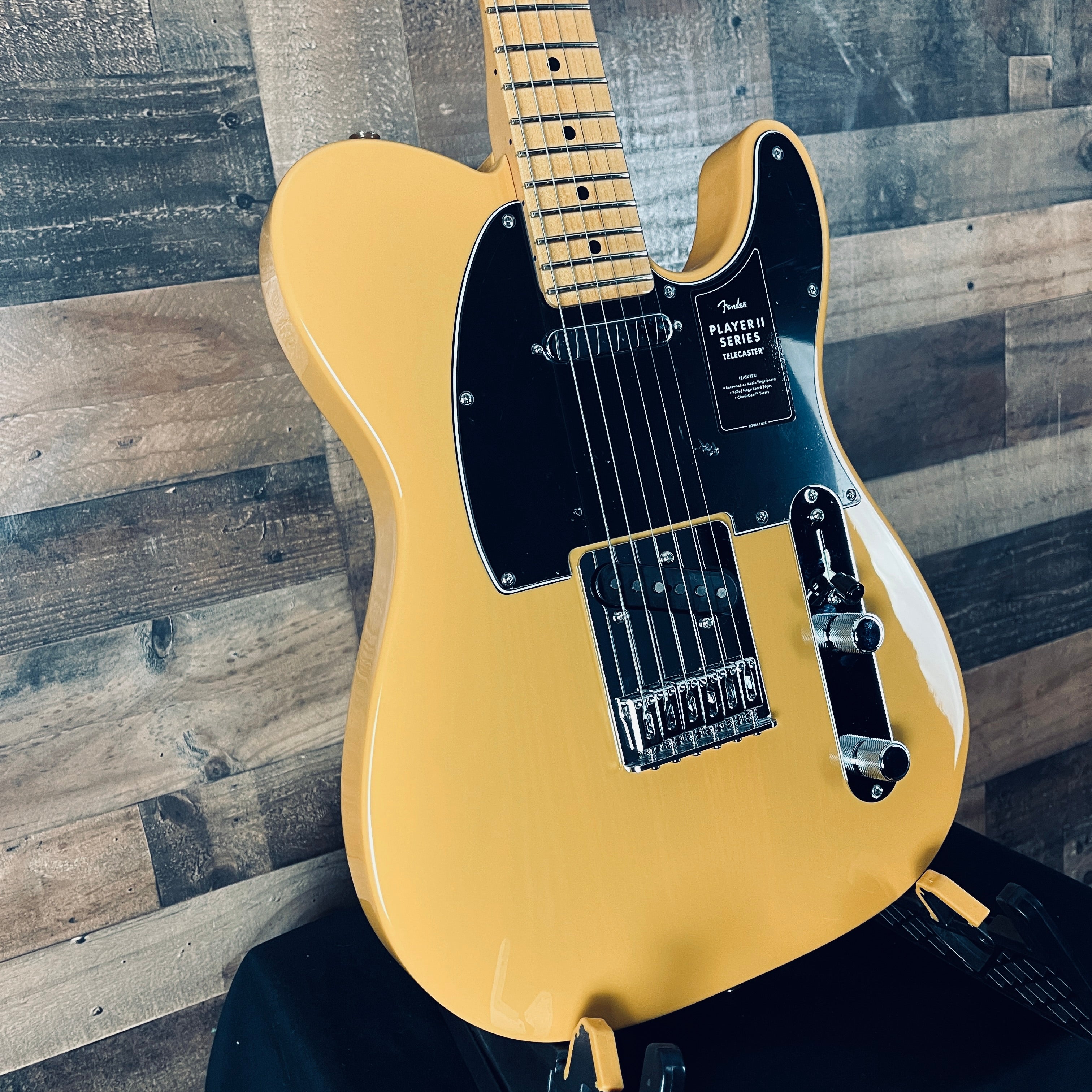 Fender Player II Telecaster Electric Guitar, Maple, Butterscotch Blonde, 283