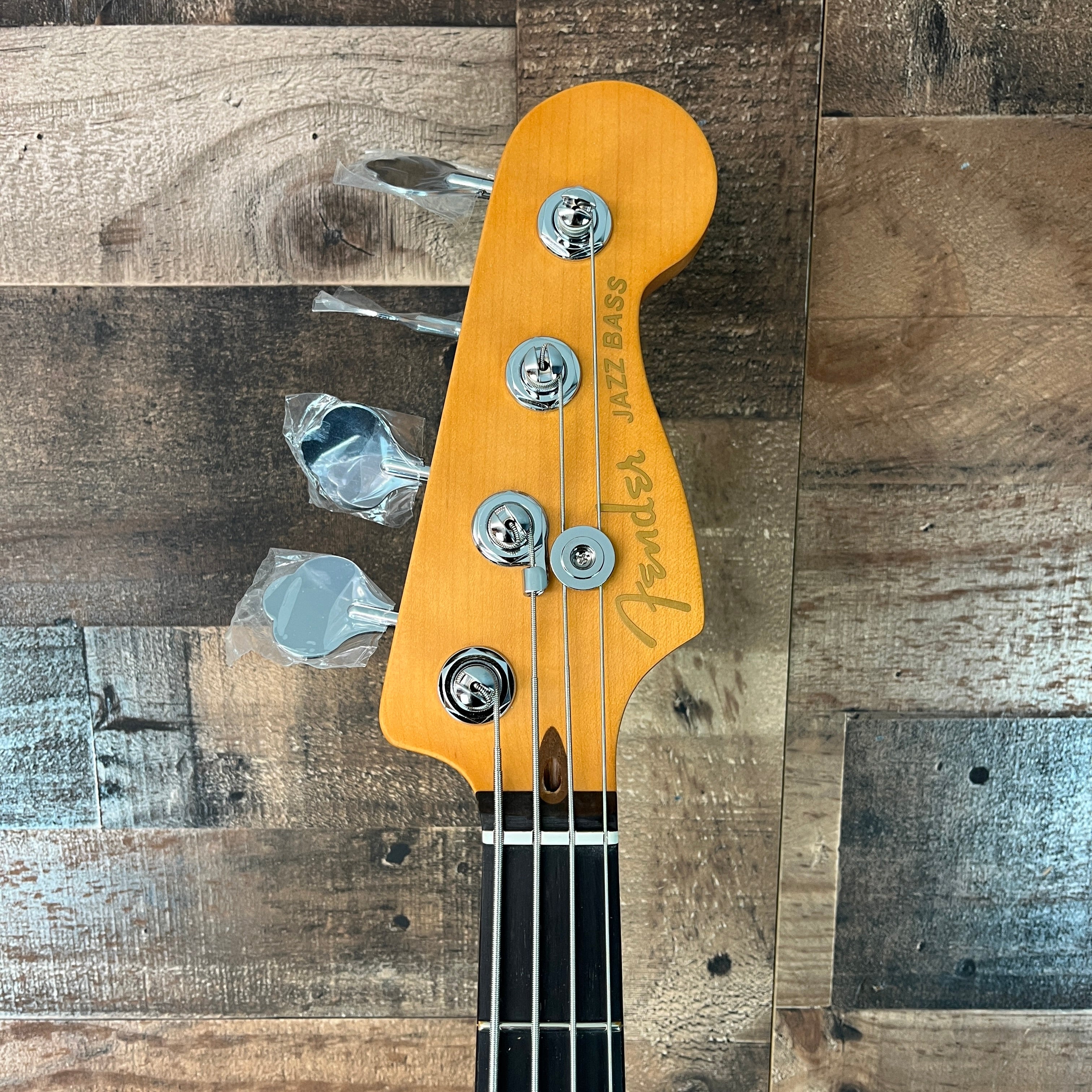 Fender American Ultra II Jazz Bass, Noble Blue, Ebony Fingerboard, Hard Case, 829