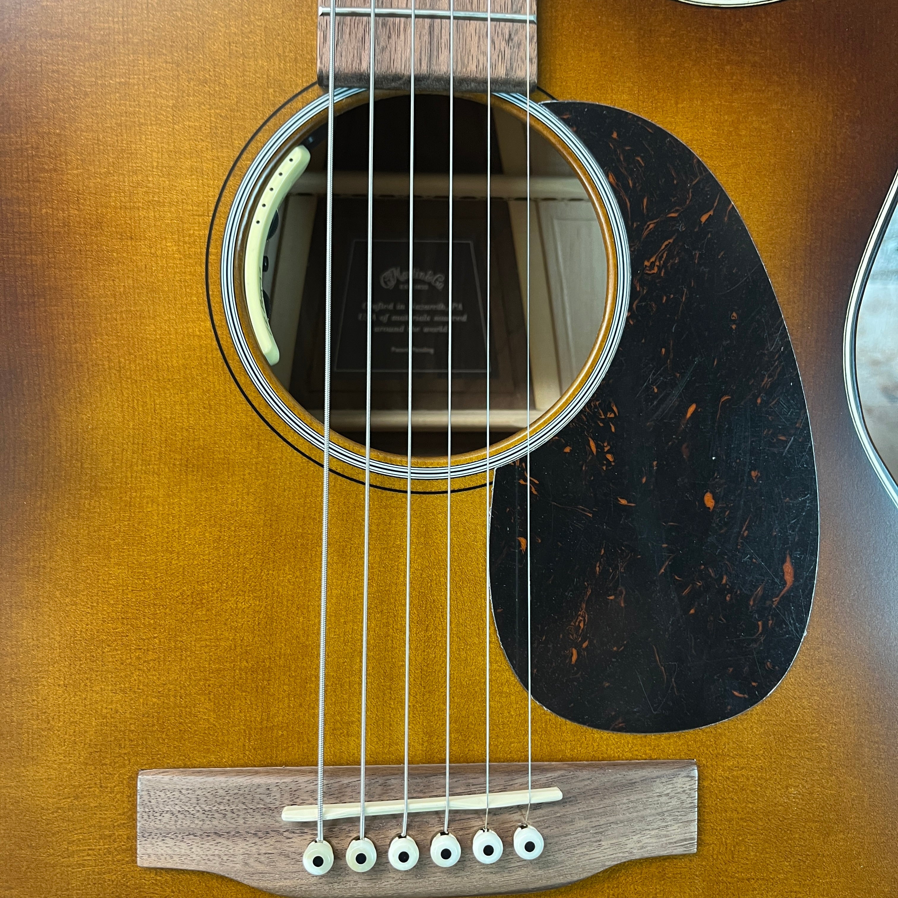 Martin GPCE Inception Maple Acoustic-Electric Guitar, HSC - Amber Fade Sunburst 057