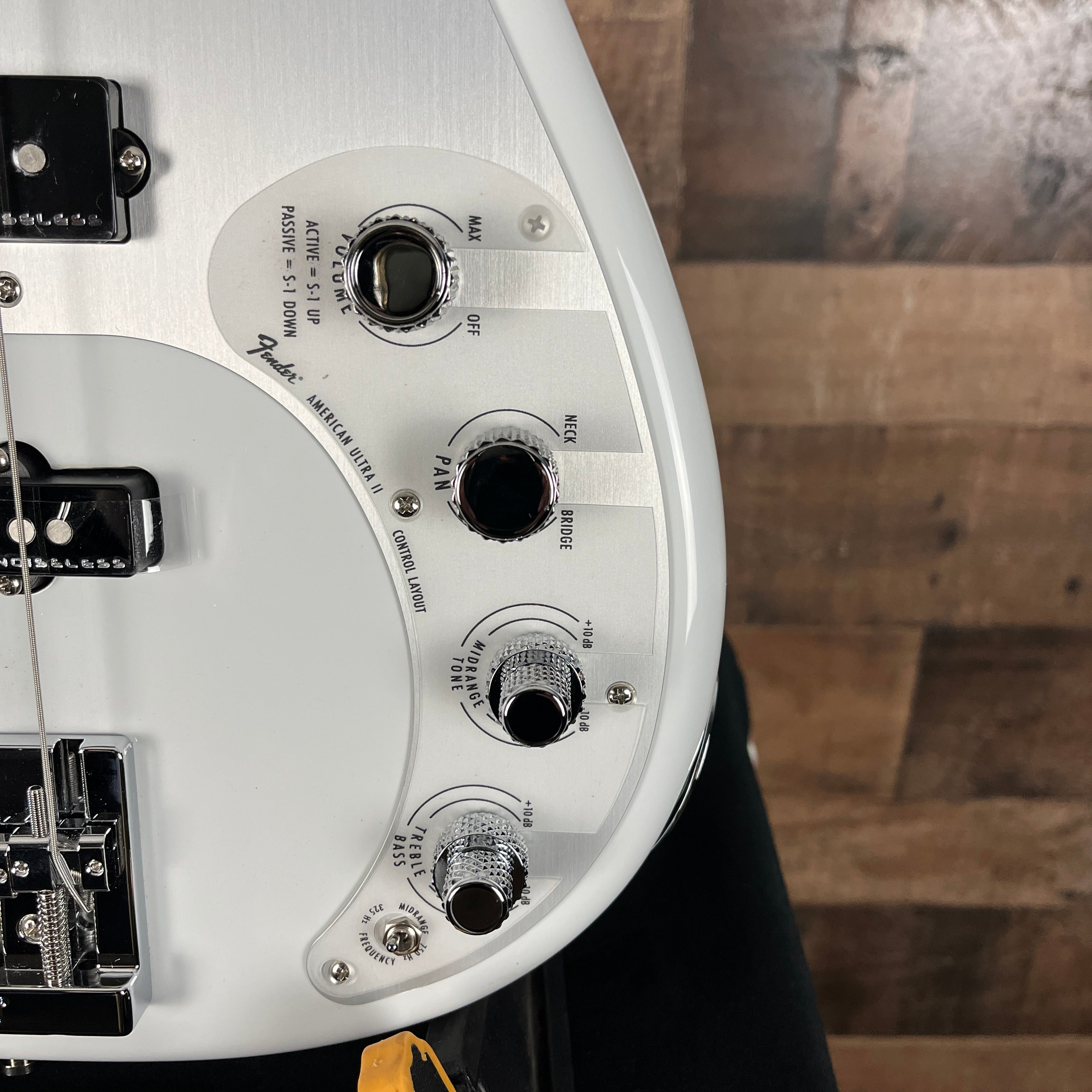 Fender American Ultra II Precision Bass, Avalanche, 376