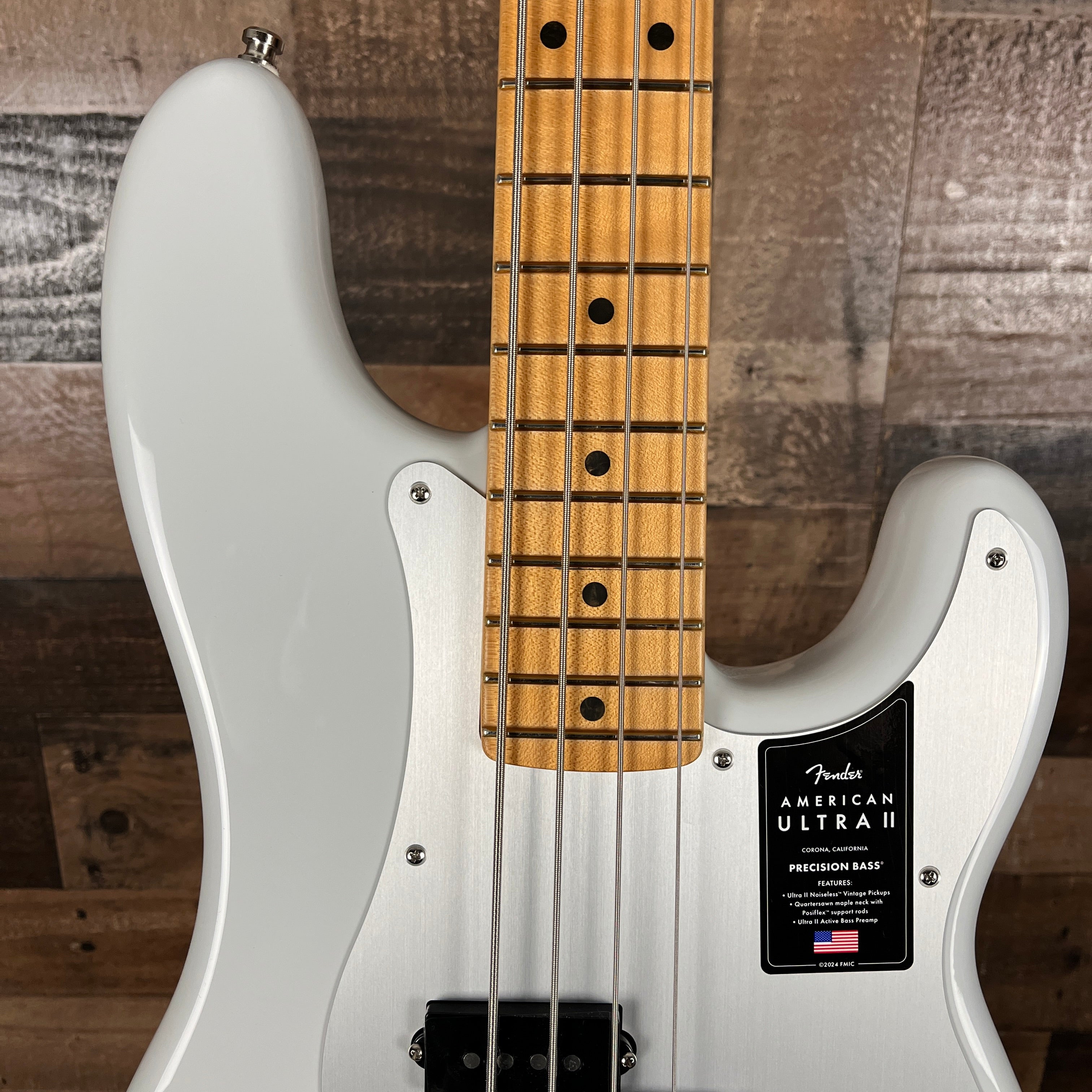 Fender American Ultra II Precision Bass, Avalanche, 376