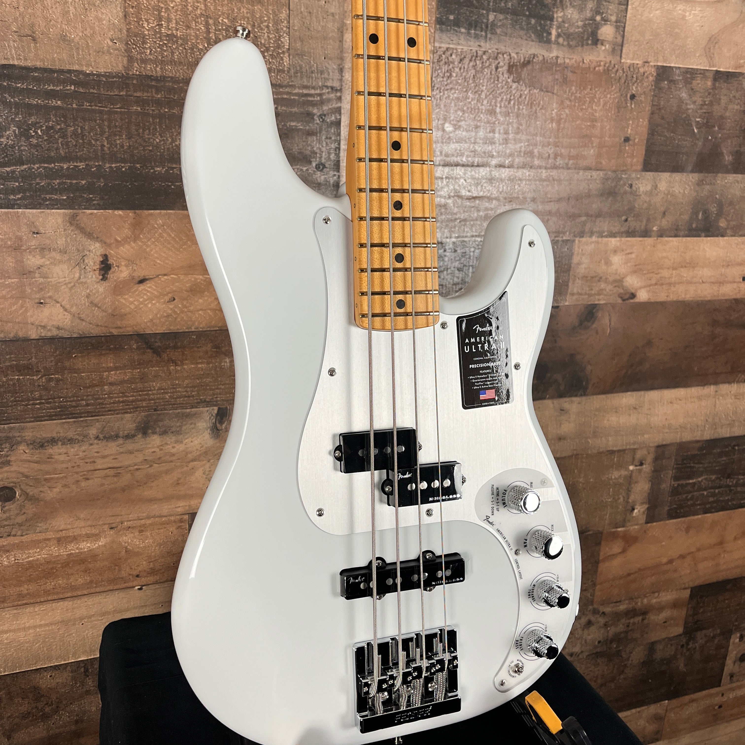 Fender American Ultra II Precision Bass, Avalanche, 376