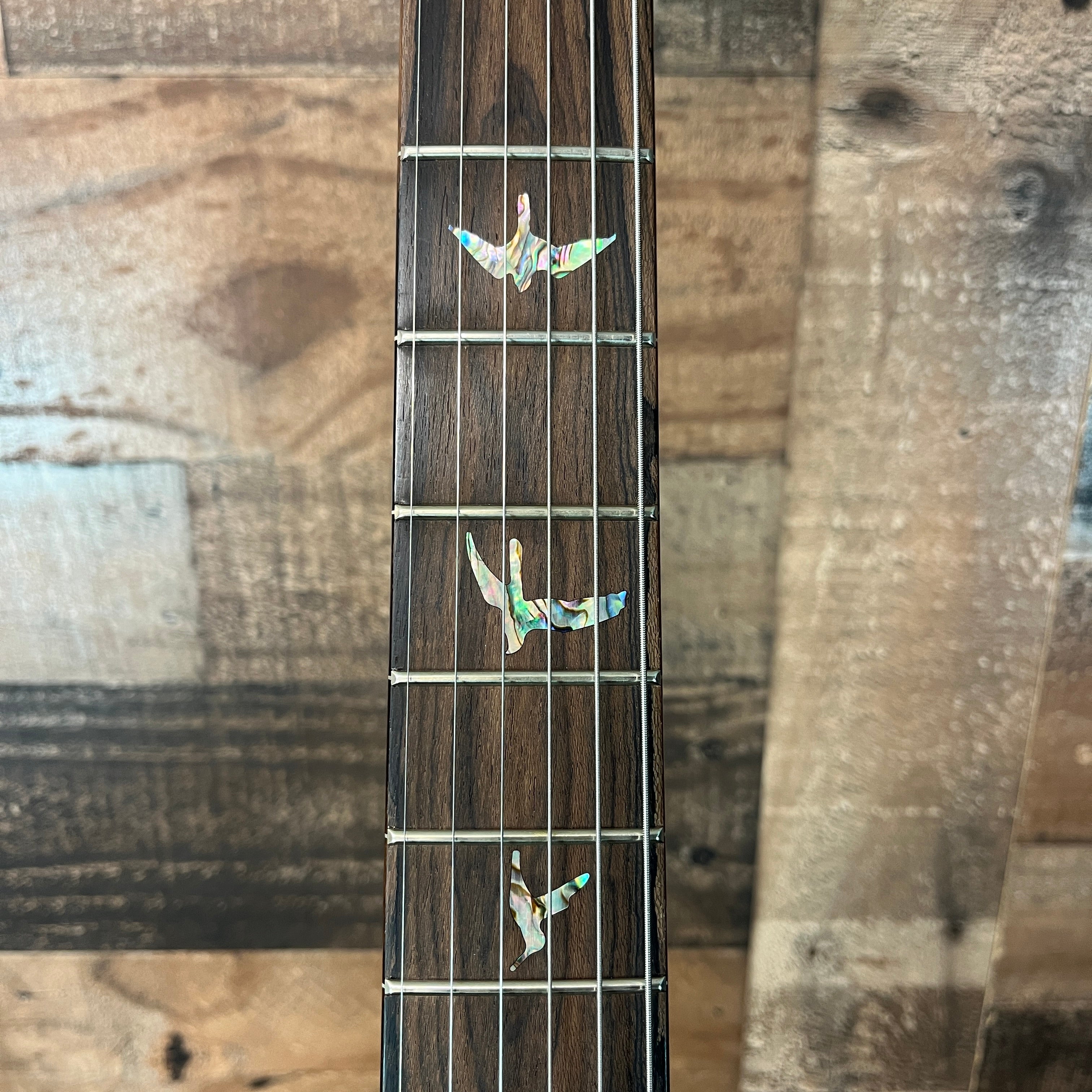 PRS Wood Library Custom 24, Left Handed, Maple Quilt 10-Top, Natural Finish, Ziricote Fingerboard, Paisley PRS Hardcase, 598