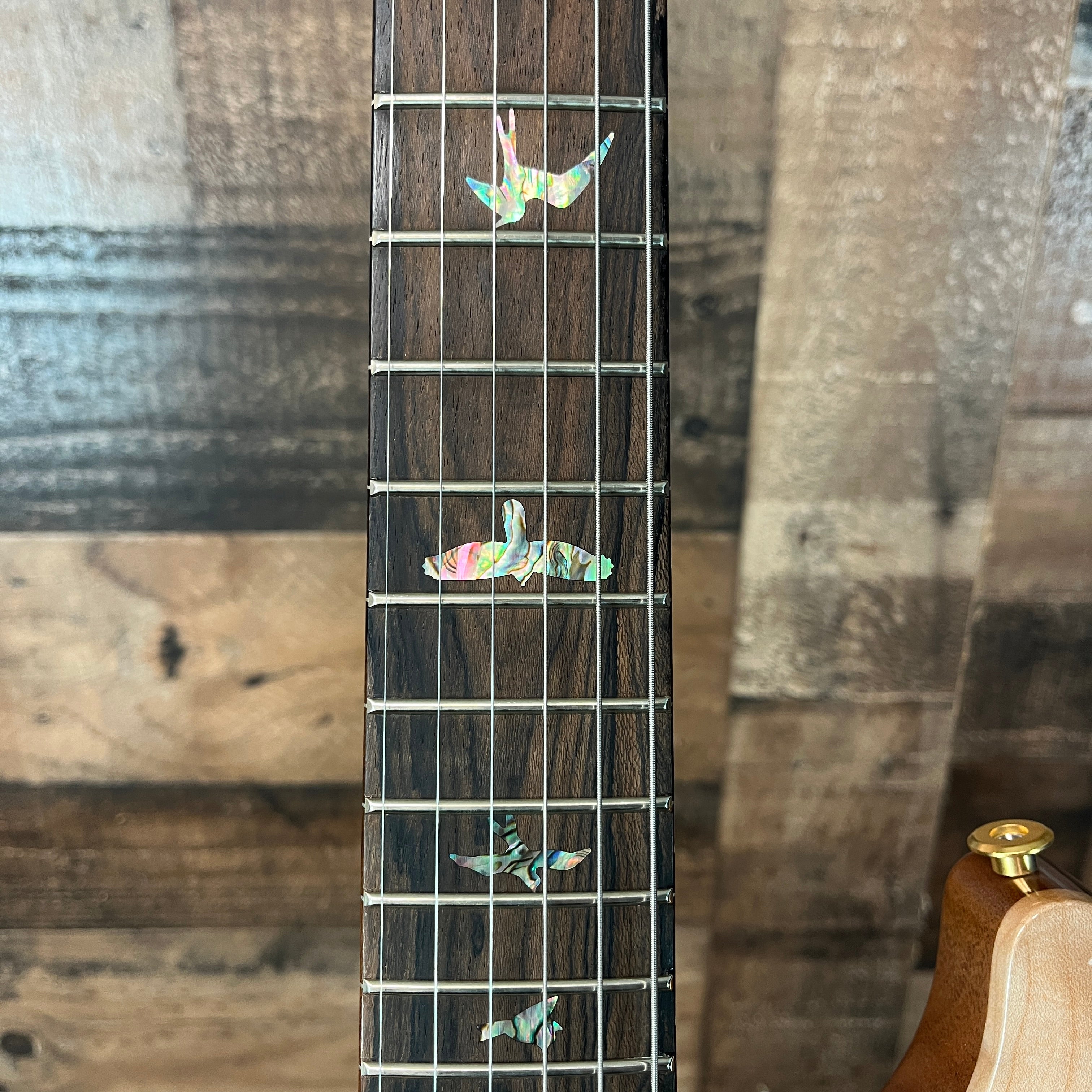 PRS Wood Library Custom 24, Left Handed, Maple Quilt 10-Top, Natural Finish, Ziricote Fingerboard, Paisley PRS Hardcase, 598