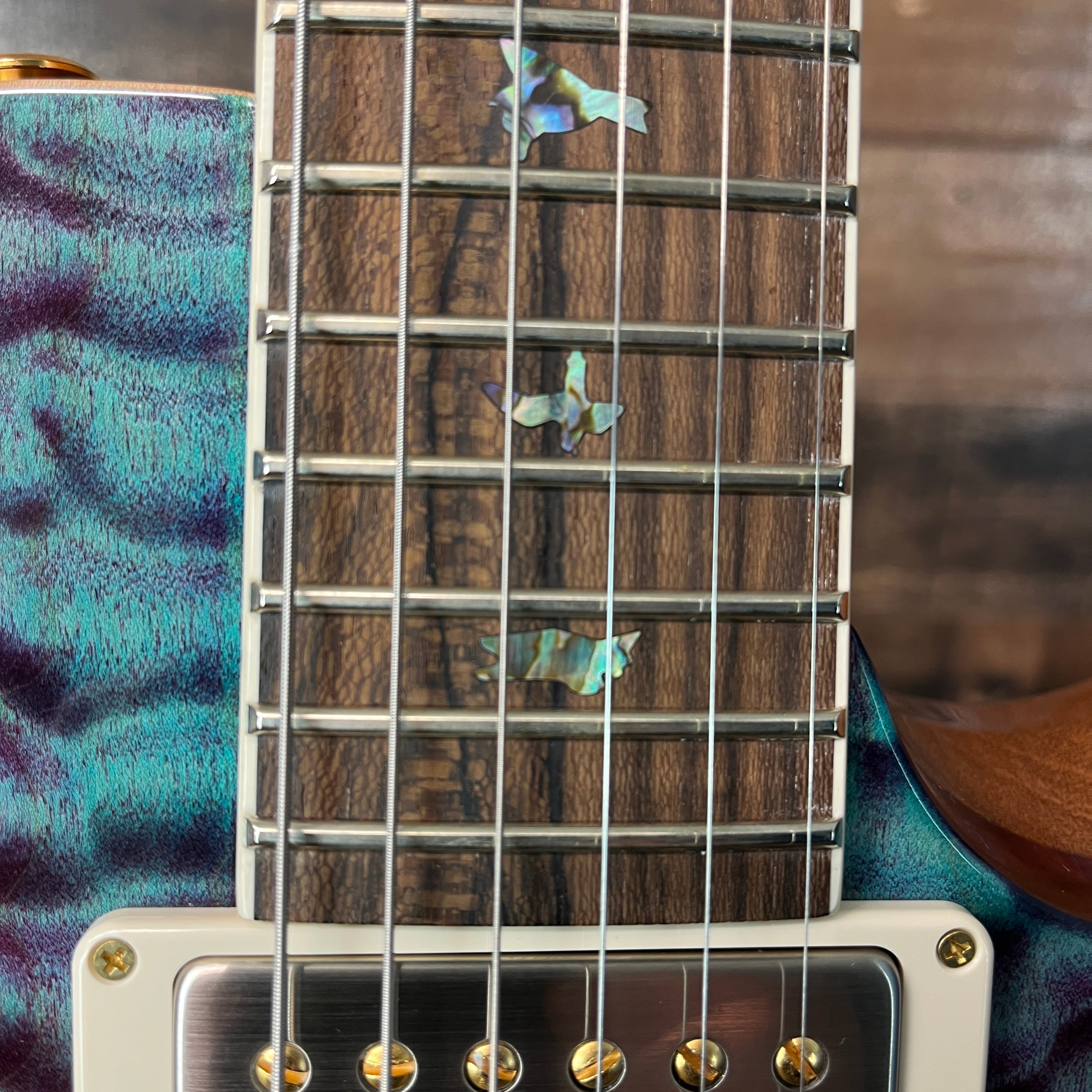 PRS Wood Library McCarty Singlecut 594, Quilt Top, Violet, Ziricote Fingerboard, Paisley Case, Signature Dealer, 453