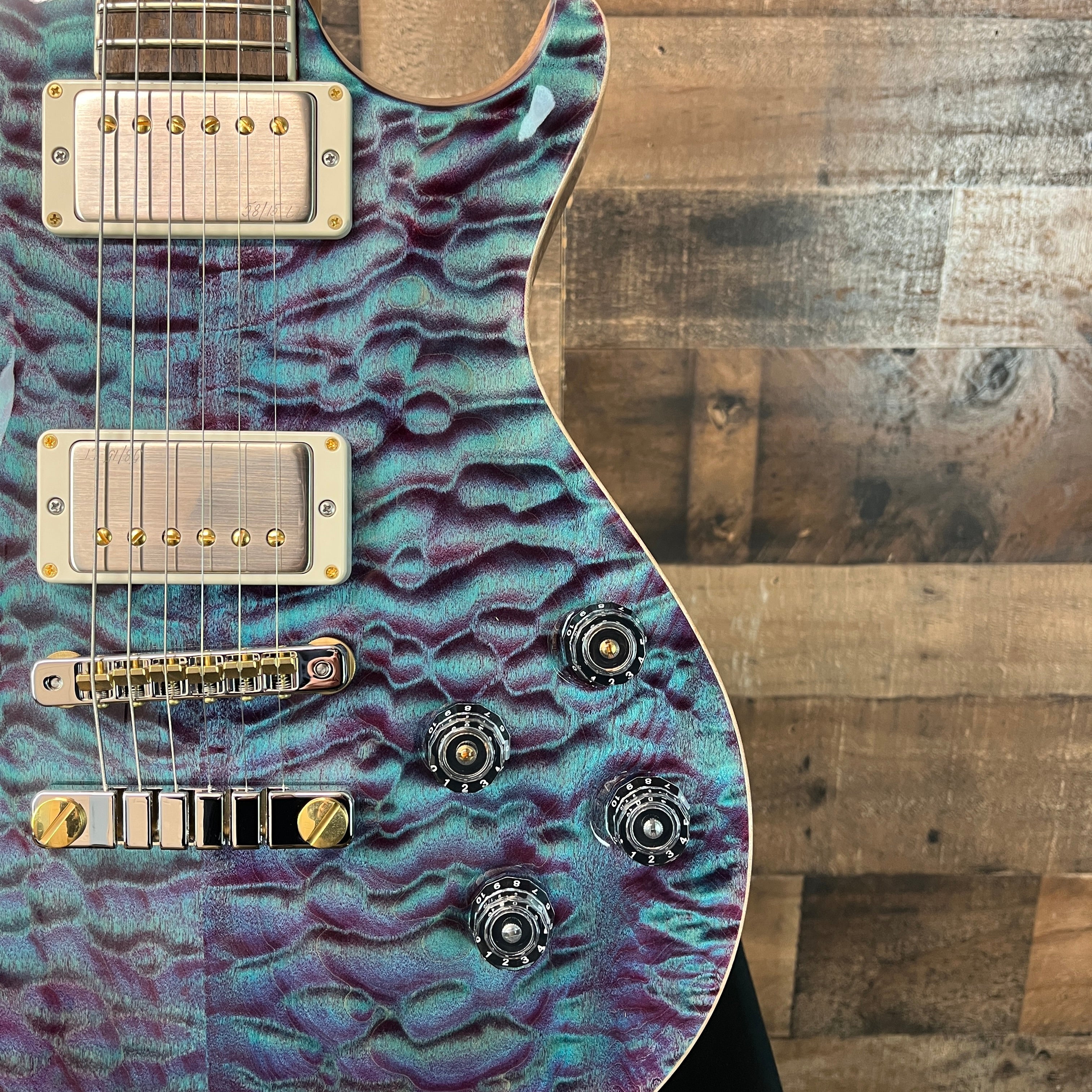 PRS Wood Library McCarty Singlecut 594, Quilt Top, Violet, Ziricote Fingerboard, Paisley Case, Signature Dealer, 453