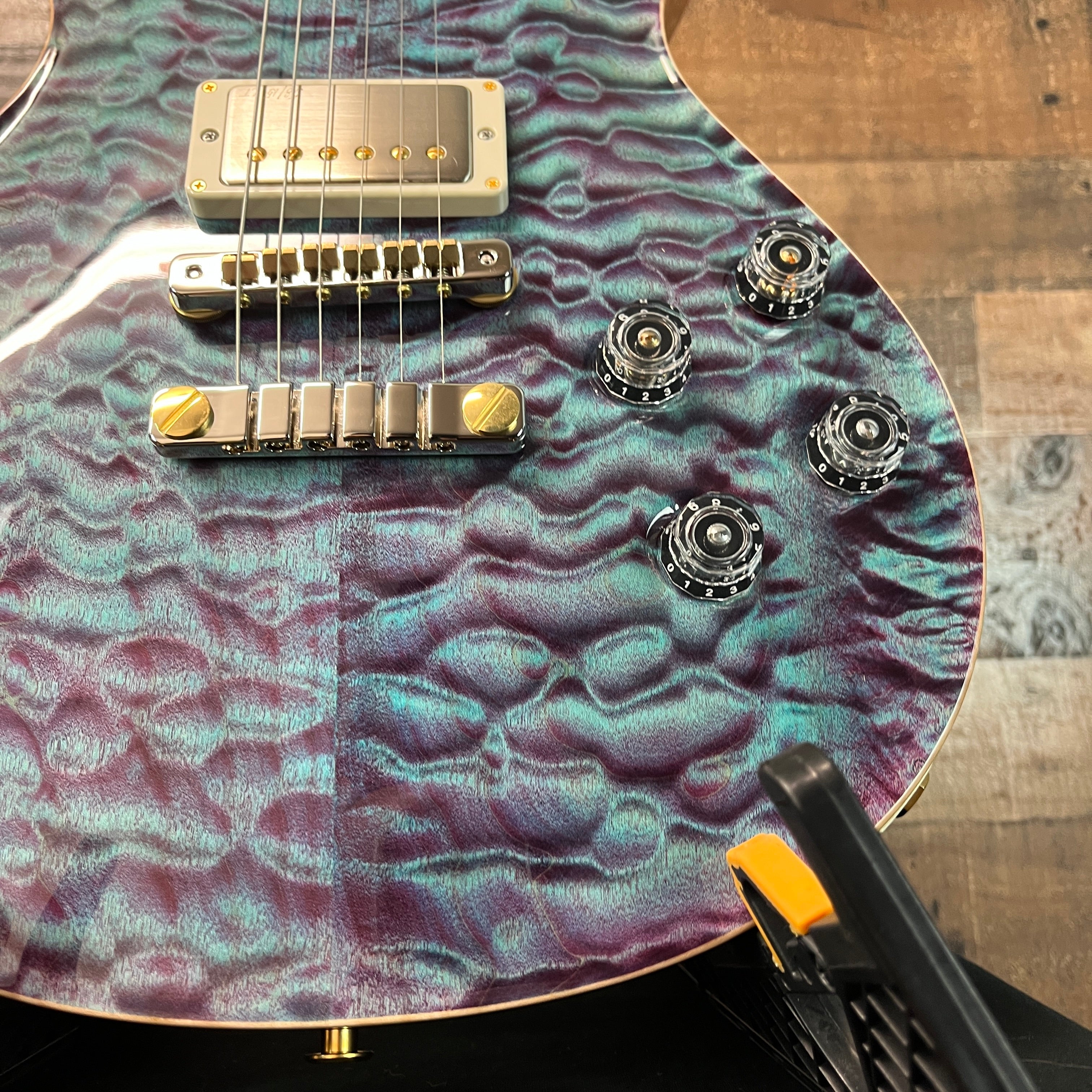 PRS Wood Library McCarty Singlecut 594, Quilt Top, Violet, Ziricote Fingerboard, Paisley Case, Signature Dealer, 453