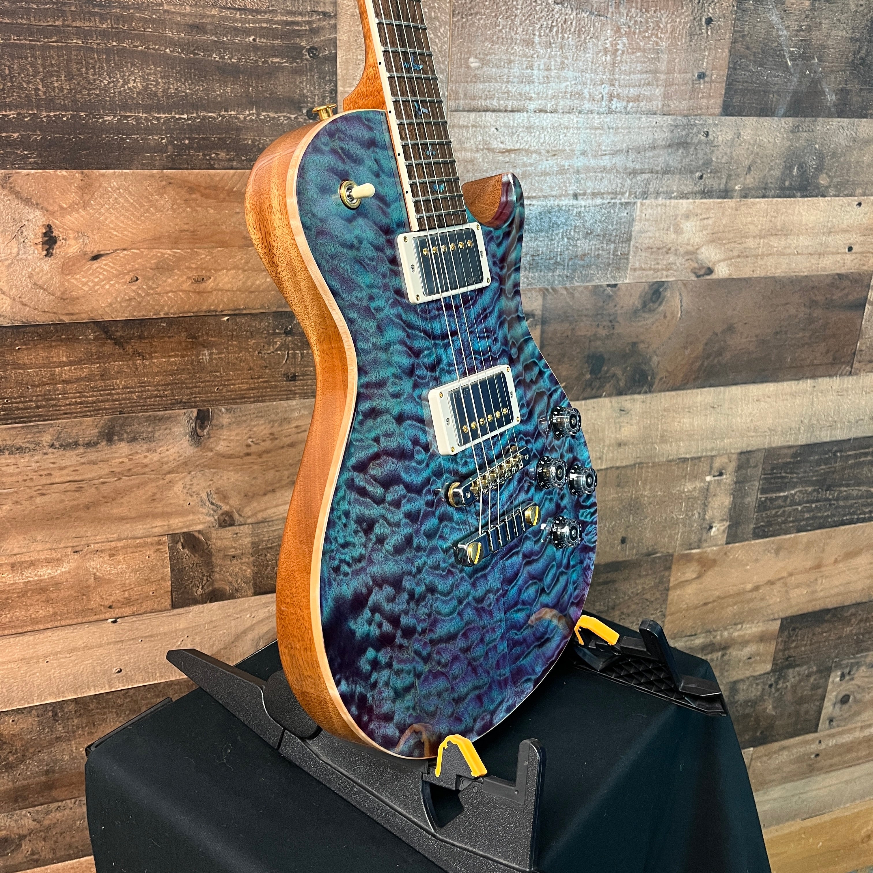 PRS Wood Library McCarty Singlecut 594, Quilt Top, Violet, Ziricote Fingerboard, Paisley Case, Signature Dealer, 453