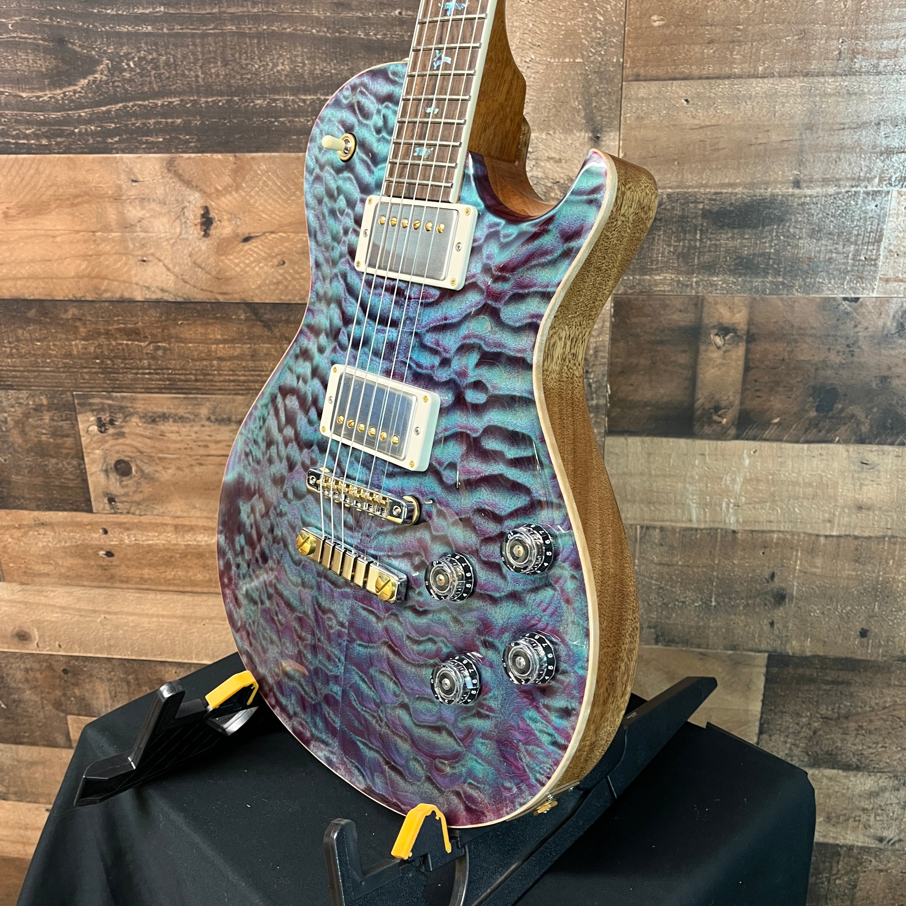 PRS Wood Library McCarty Singlecut 594, Quilt Top, Violet, Ziricote Fingerboard, Paisley Case, Signature Dealer, 453
