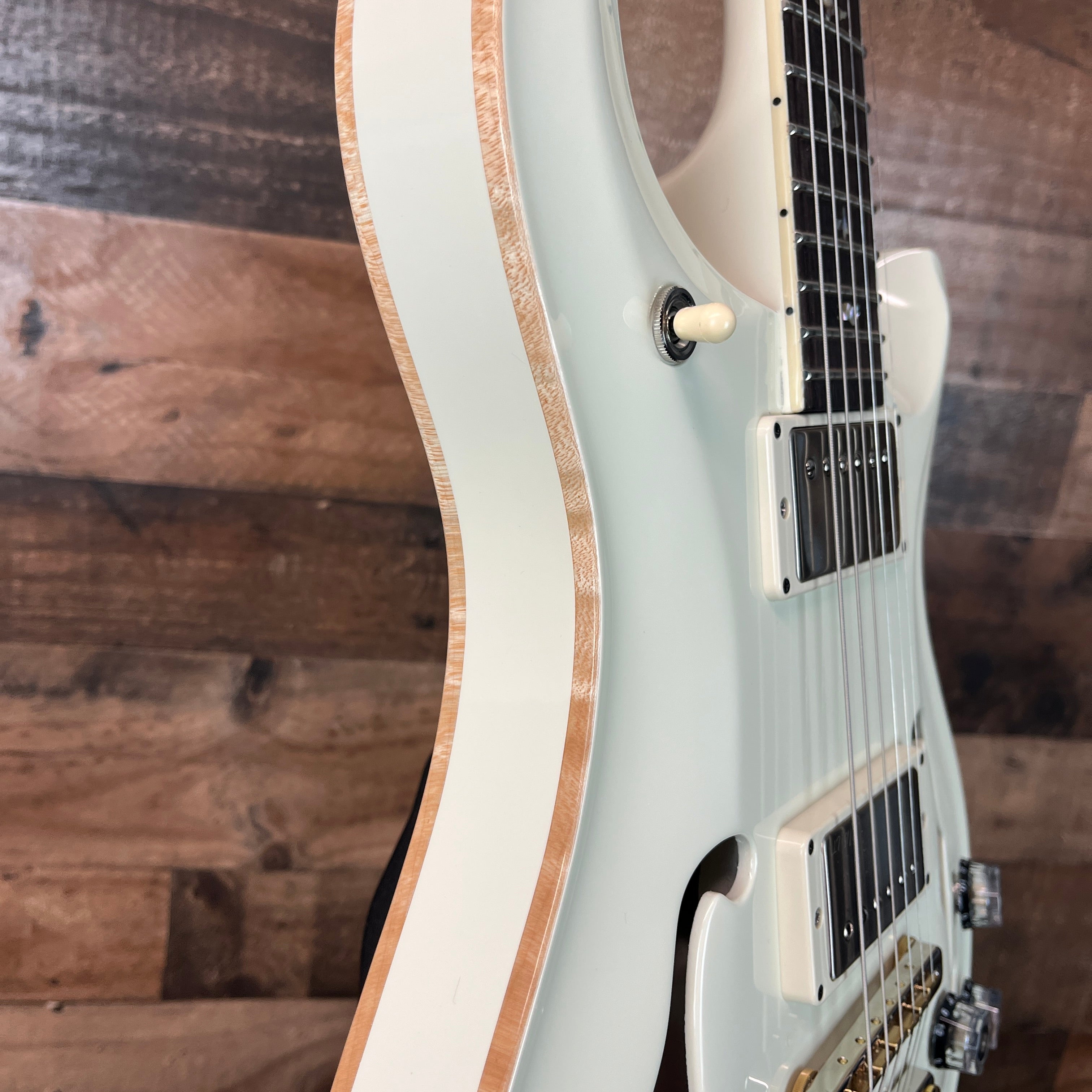 PRS McCarty 594 Hollowbody II Electric Guitar, Pearl White Custom, Hardcase, 204