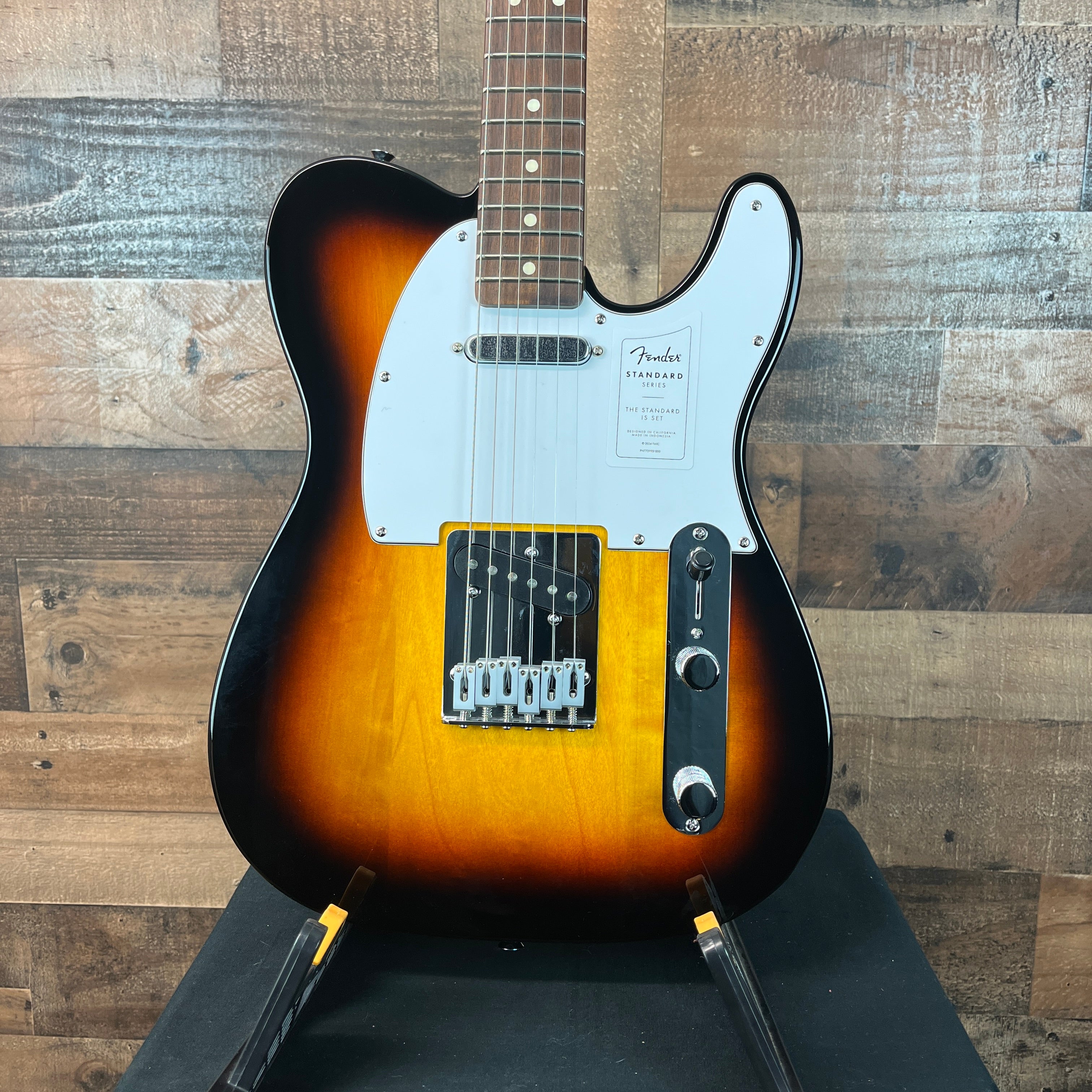 Fender Standard Telecaster Electric Guitar, 3-color Sunburst Finish, 262