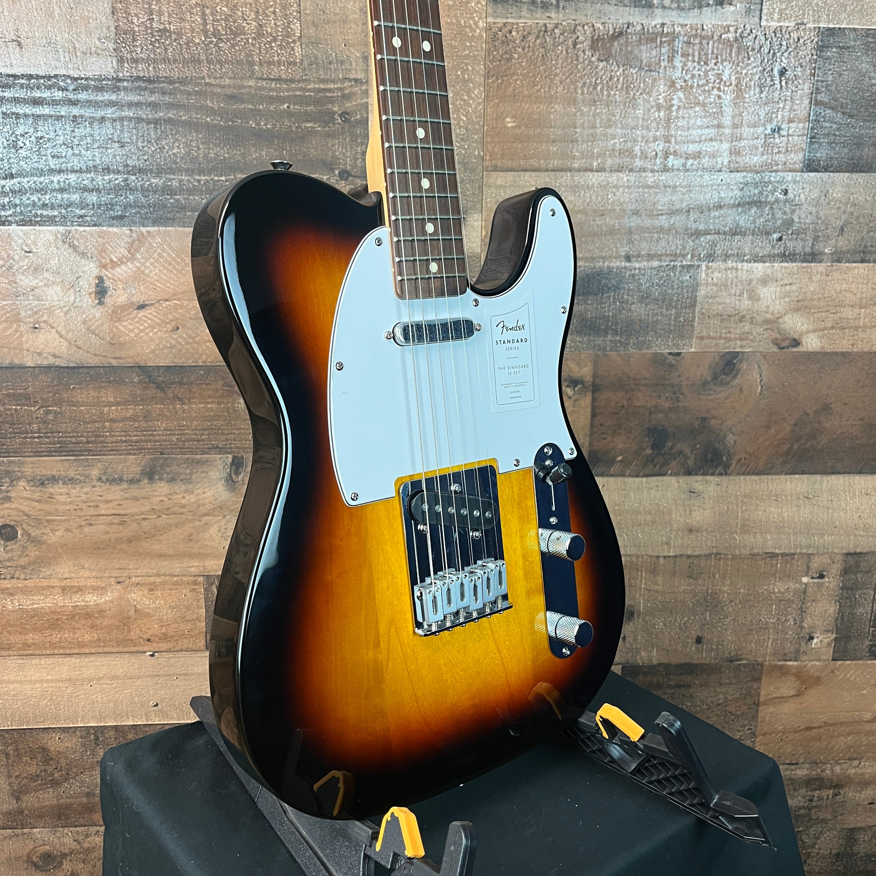 Fender Standard Telecaster Electric Guitar, 3-color Sunburst Finish, 262
