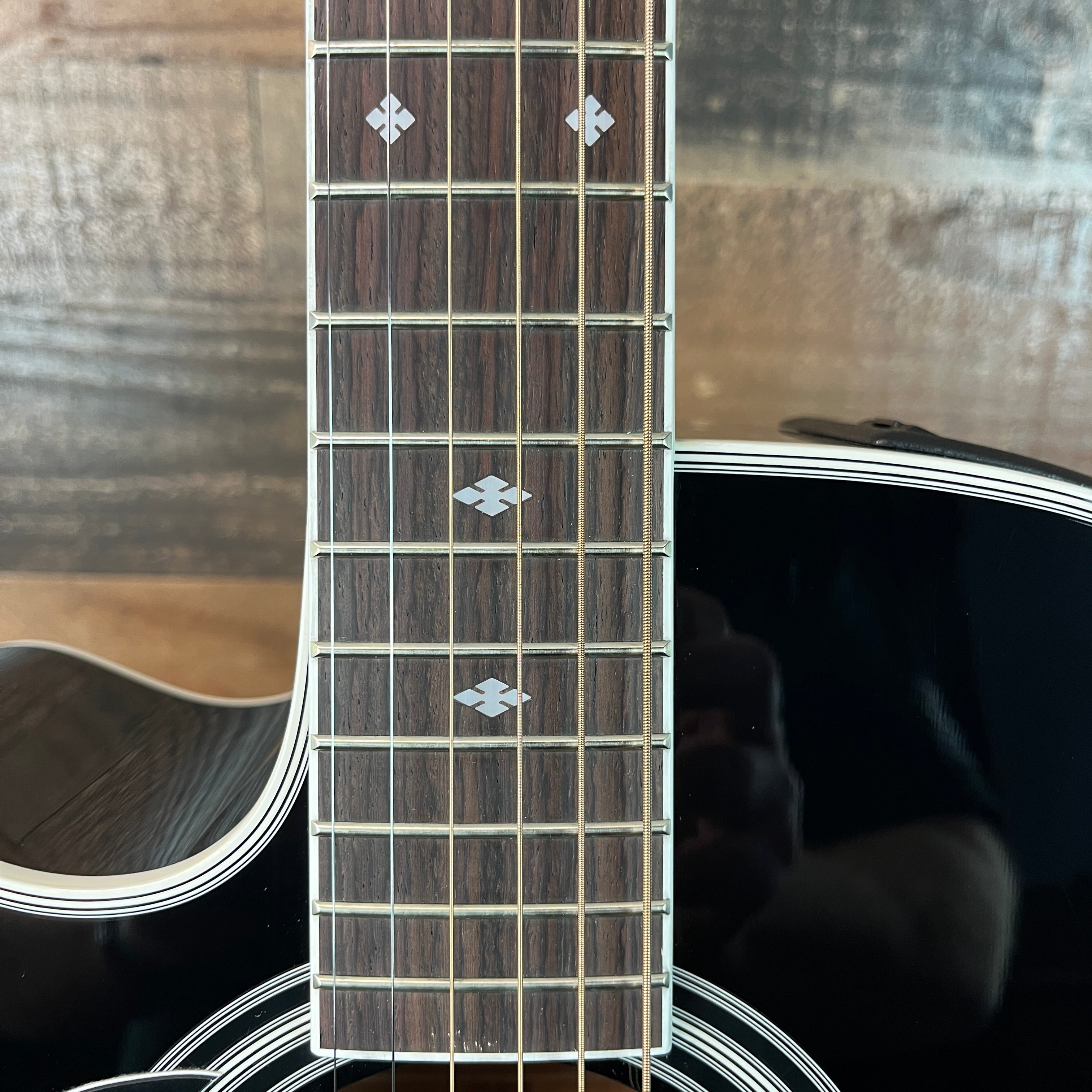 Takamine Legacy JEF341SCLH Acoustic-electric Guitar, Left Handed, Black #275