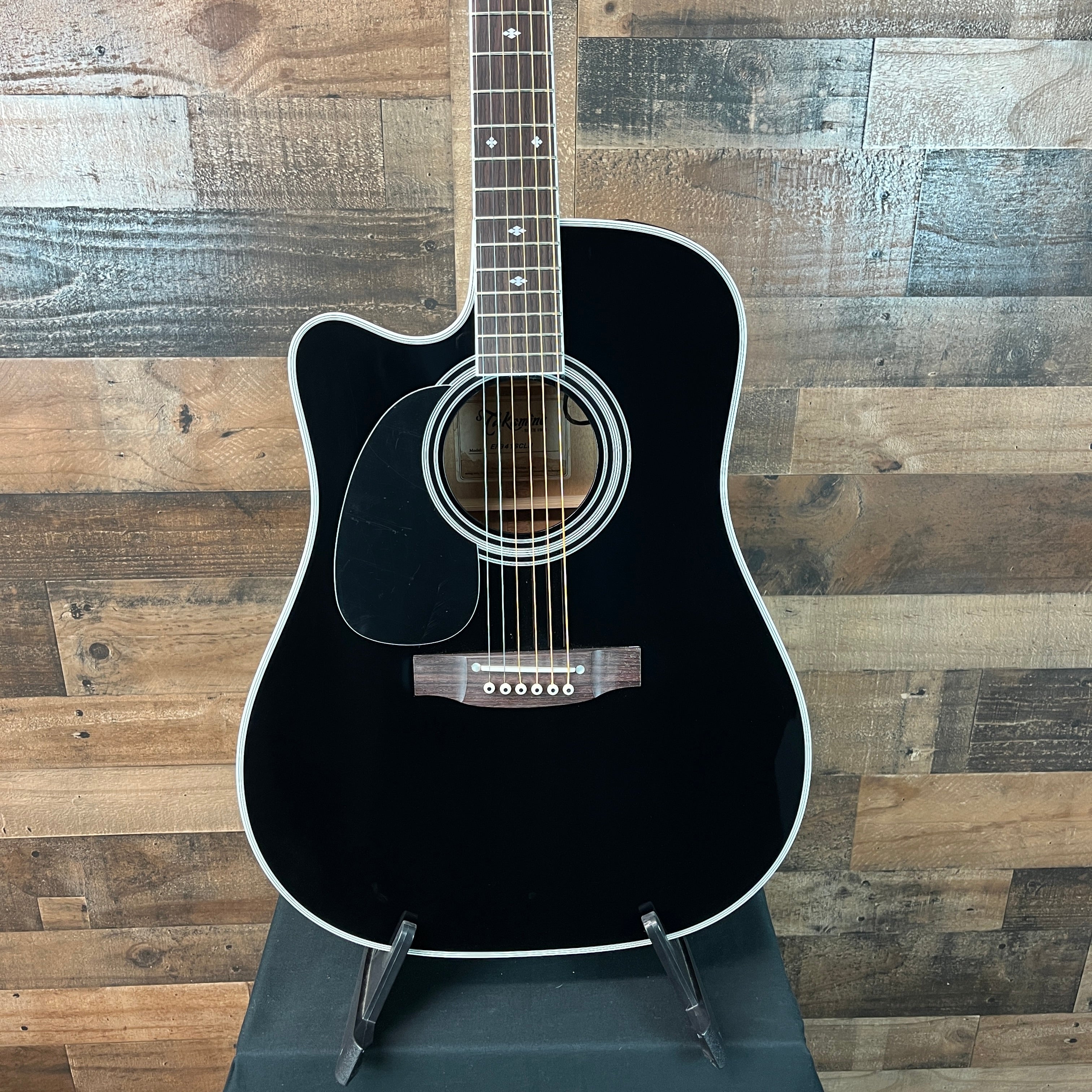 Takamine Legacy JEF341SCLH Acoustic-electric Guitar, Left Handed, Black #275