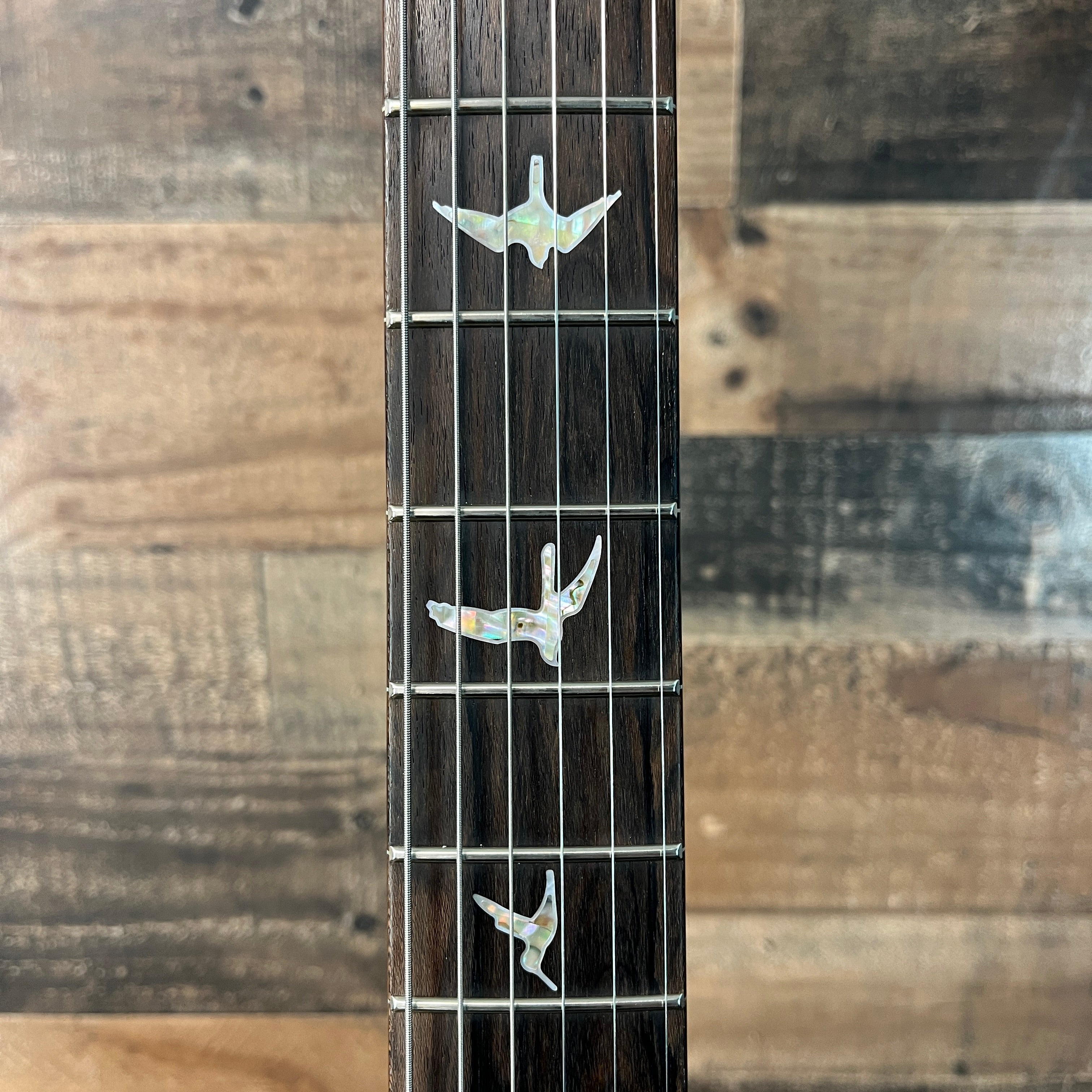 PRS 40th Anniversary Custom 24-08 Semi-Hollow, Charcoal Tri-Color Burst, 10 Top, Hard Case, 065