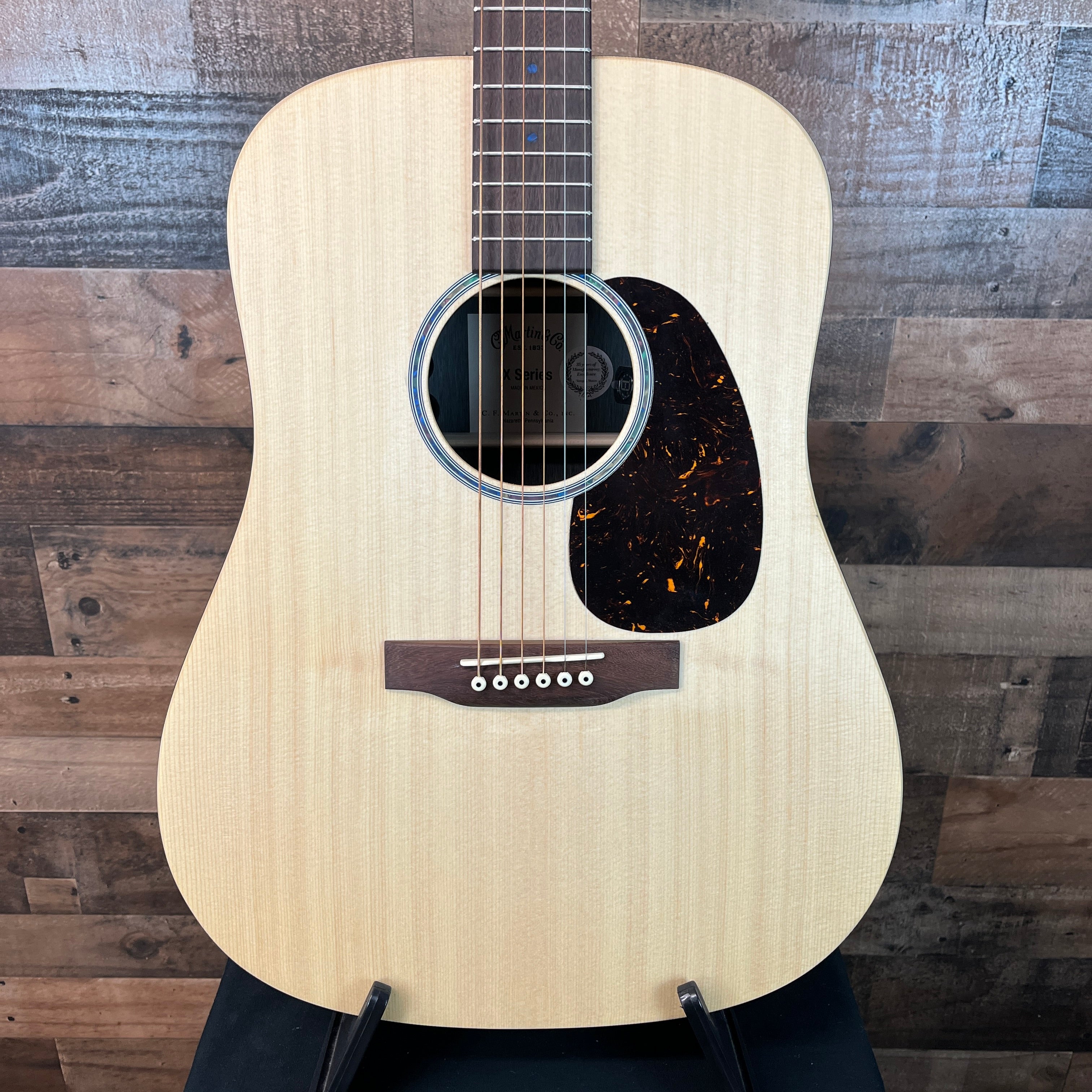 Martin D-X2E Dreadnought Acoustic-electric Guitar, Mahogany, Gig Bag, 159