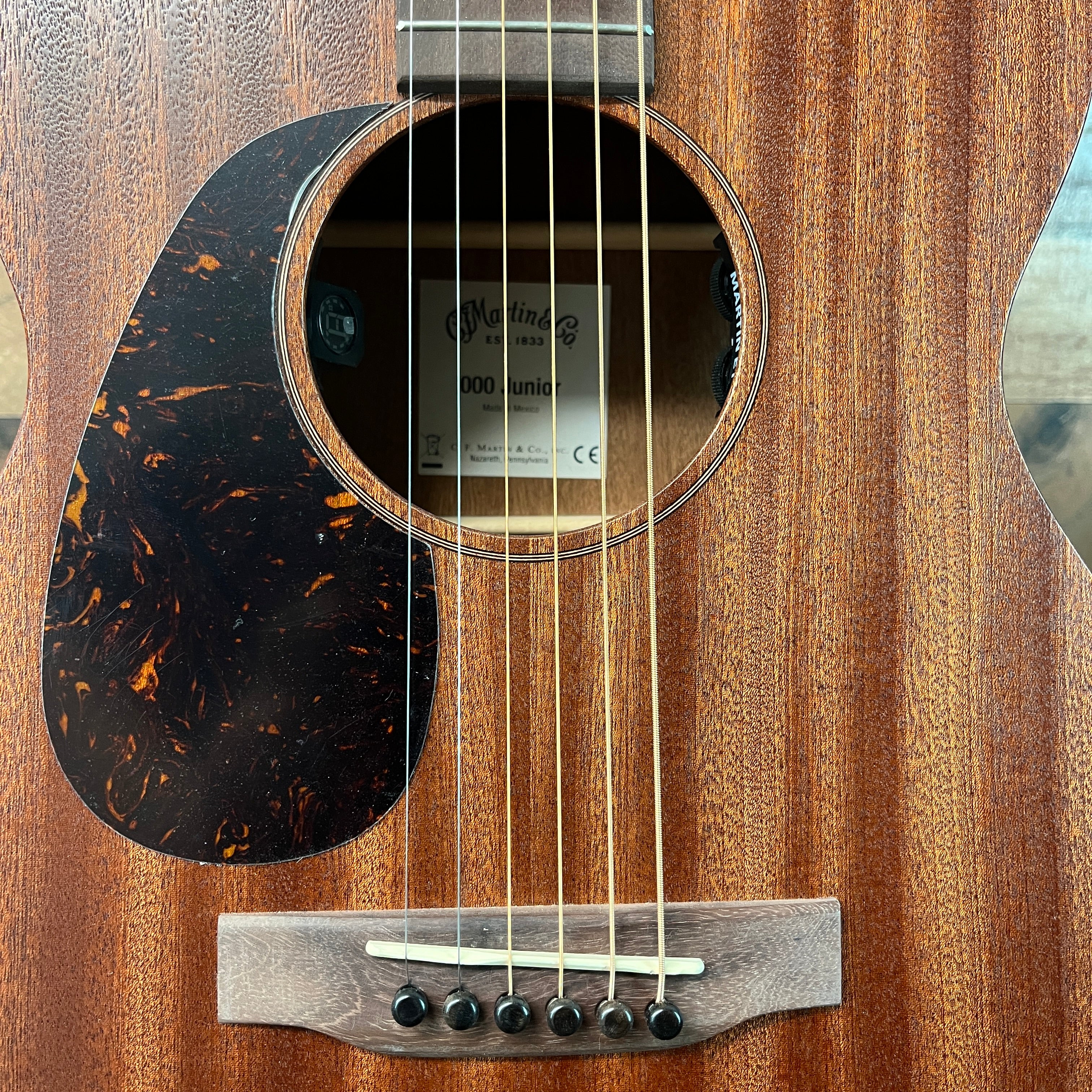 Martin 000-JRE SAPELE, Left Handed, 2025 Model, Natural, 309