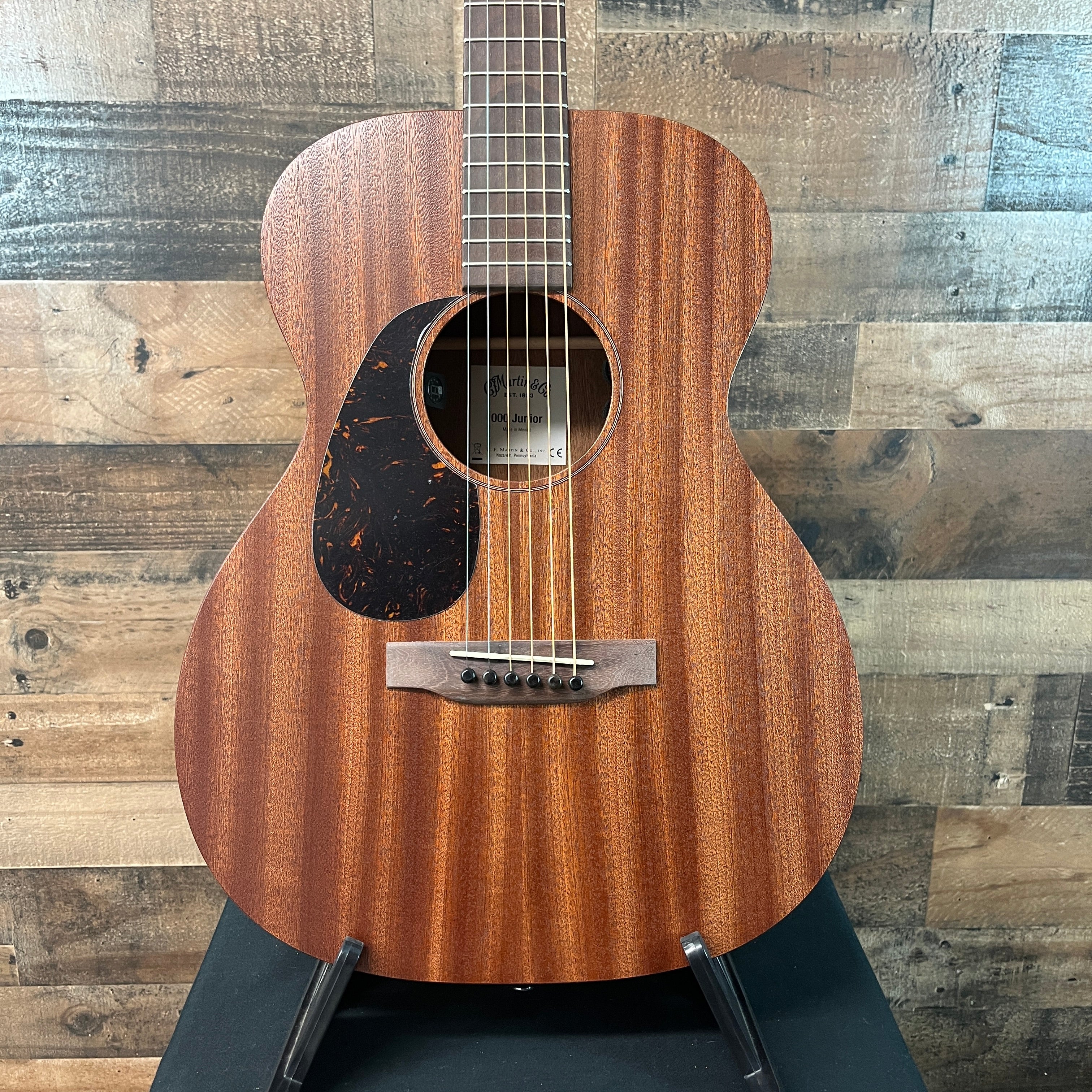 Martin 000-JRE SAPELE, Left Handed, 2025 Model, Natural, 309