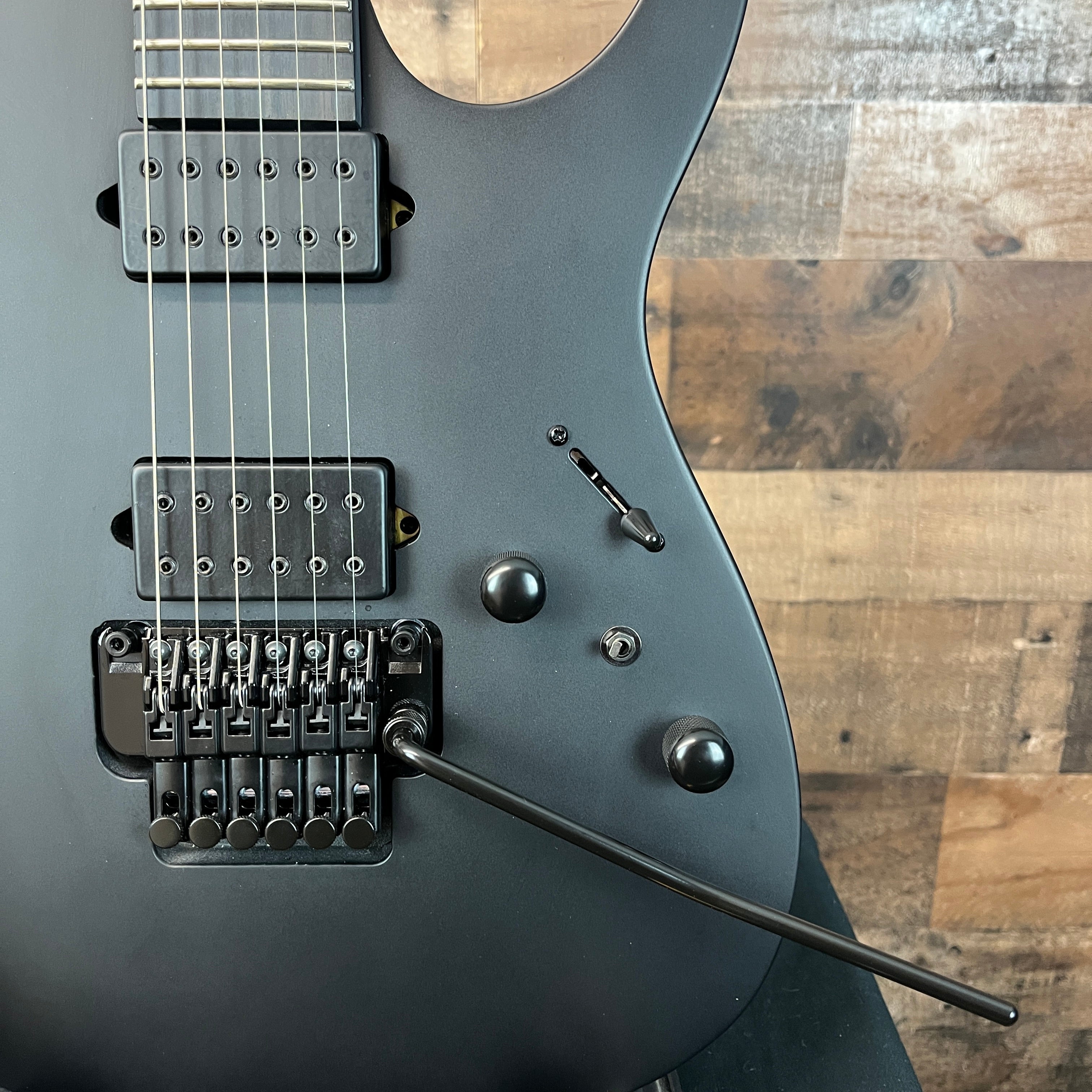 Ibanez Iron Label RGRB620 Electric Guitar - Black, 644