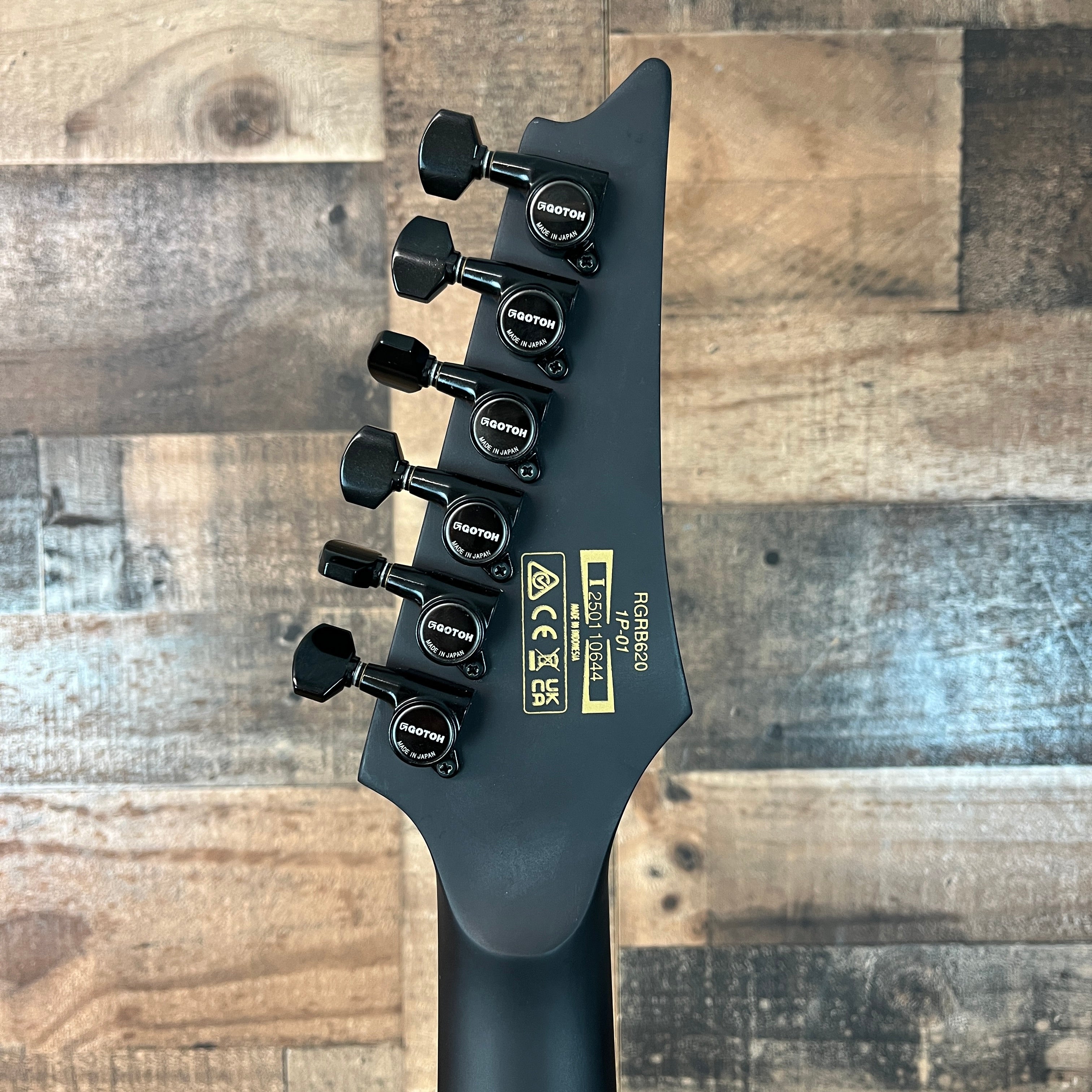 Ibanez Iron Label RGRB620 Electric Guitar - Black, 644
