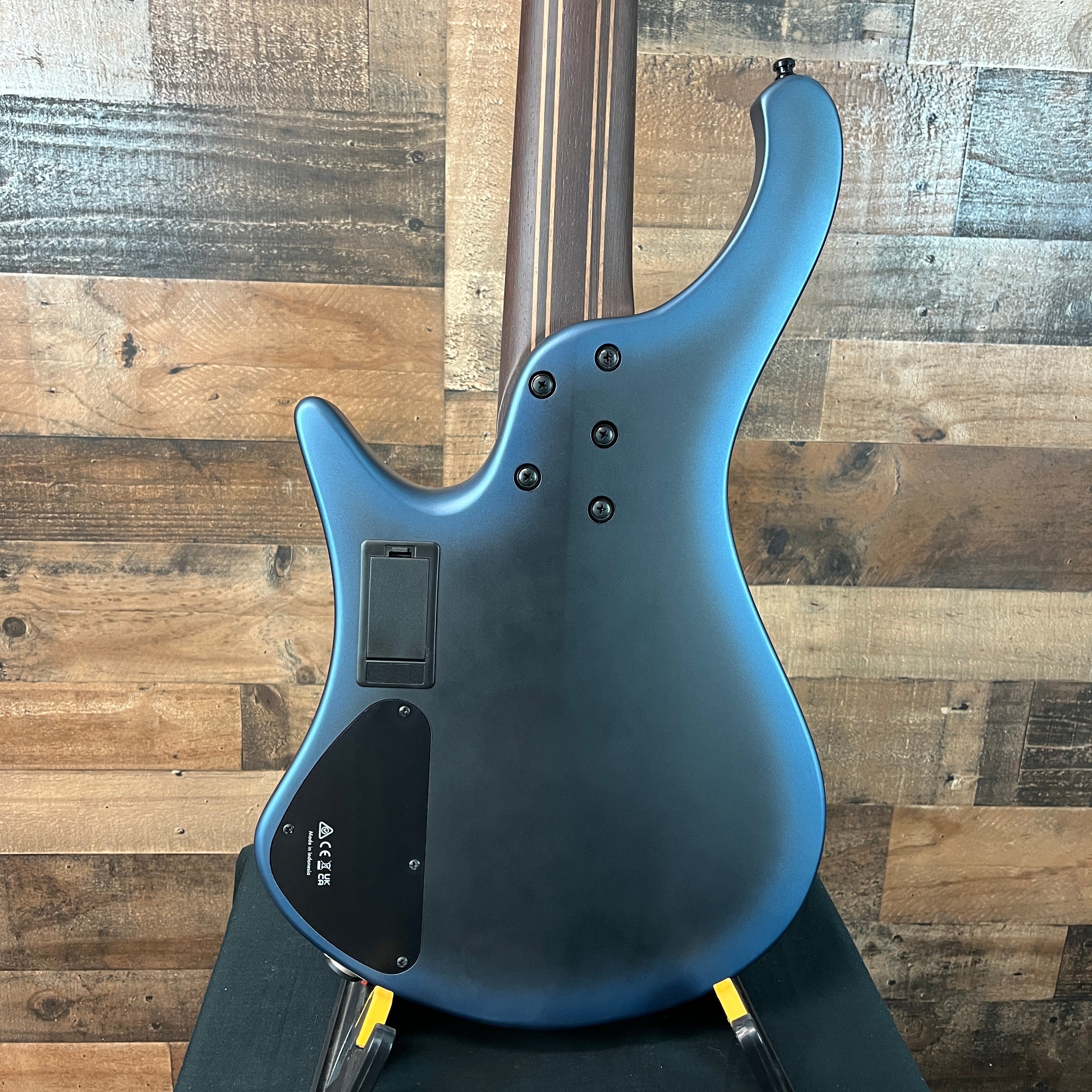 Ibanez Bass Workshop EHB5MSBSP 5-string Multi-scale Bass Guitar - Midnight Arctic Ocean Matte, 948