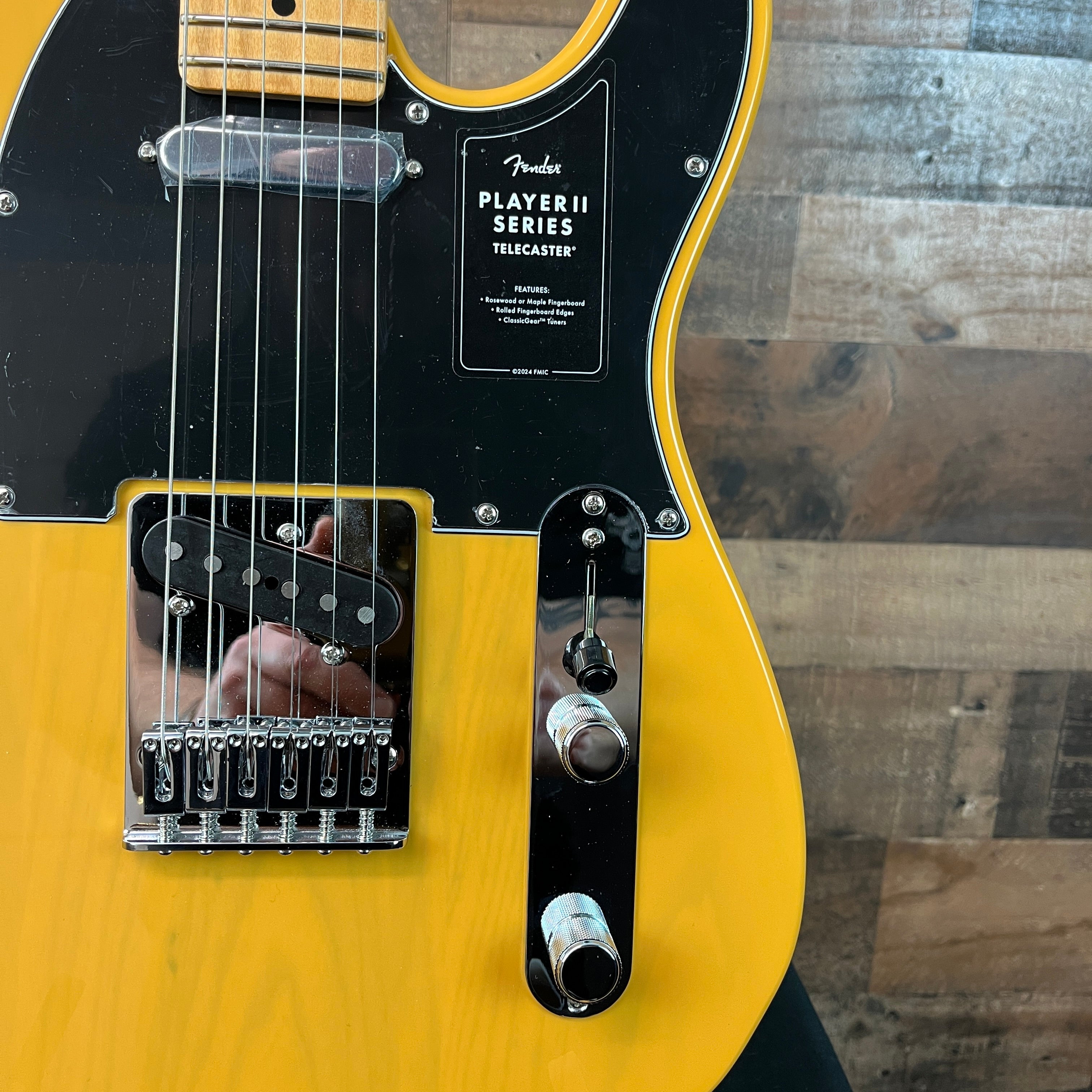Fender Player II Telecaster Electric Guitar - Butterscotch Blonde, 968