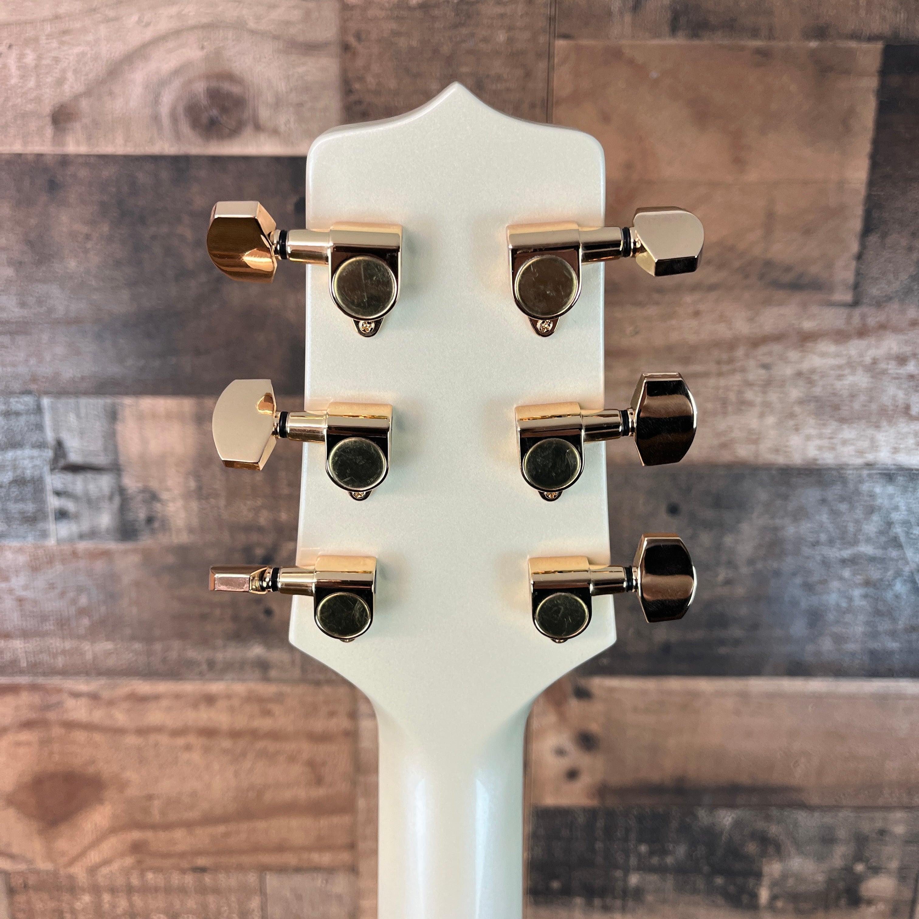 GN37CE Cutaway Acoustic/Electric Guitar, Pearl White, 060