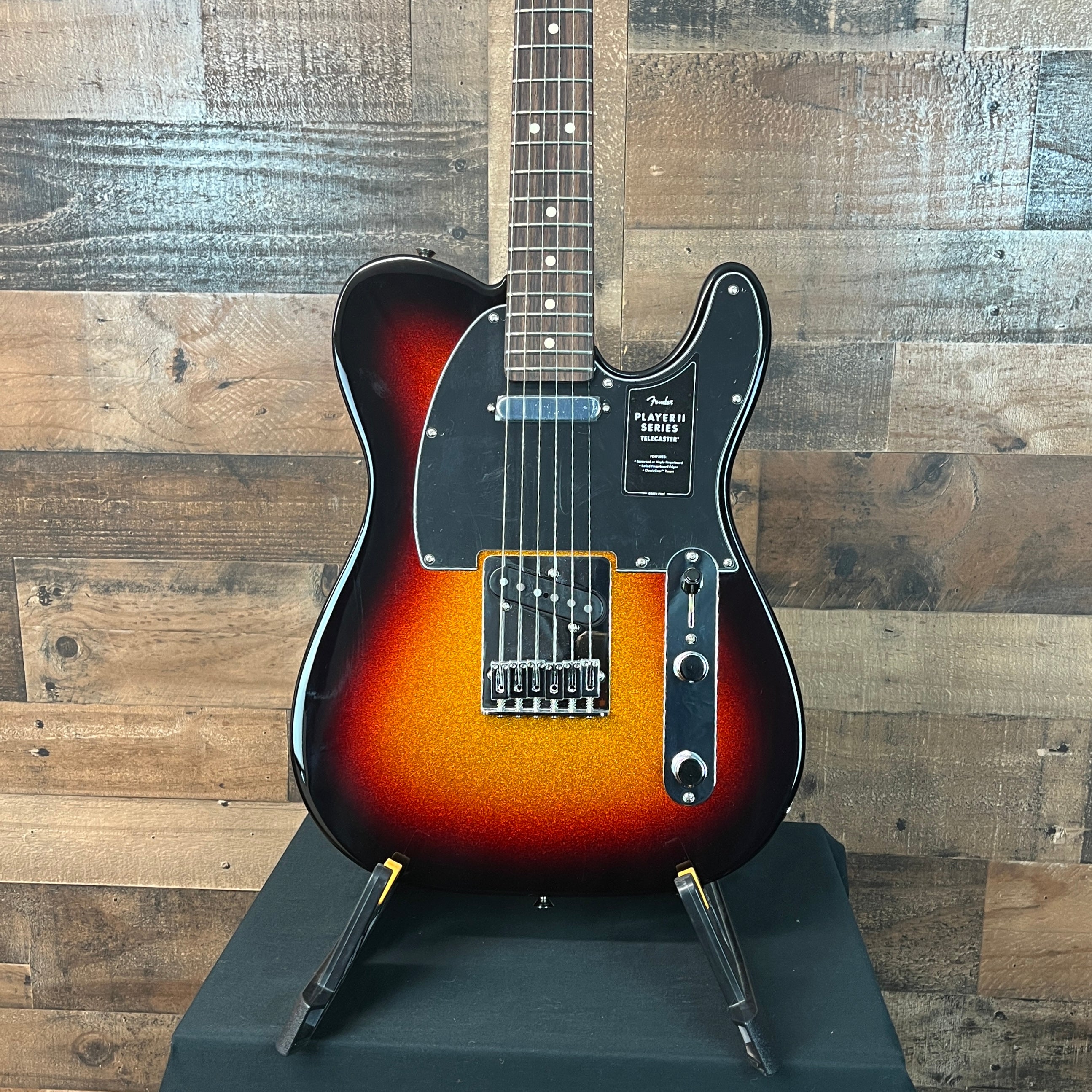 Fender Player II Telecaster Electric Guitar - Limited-edition Sparkle 3-color Sunburst, #109