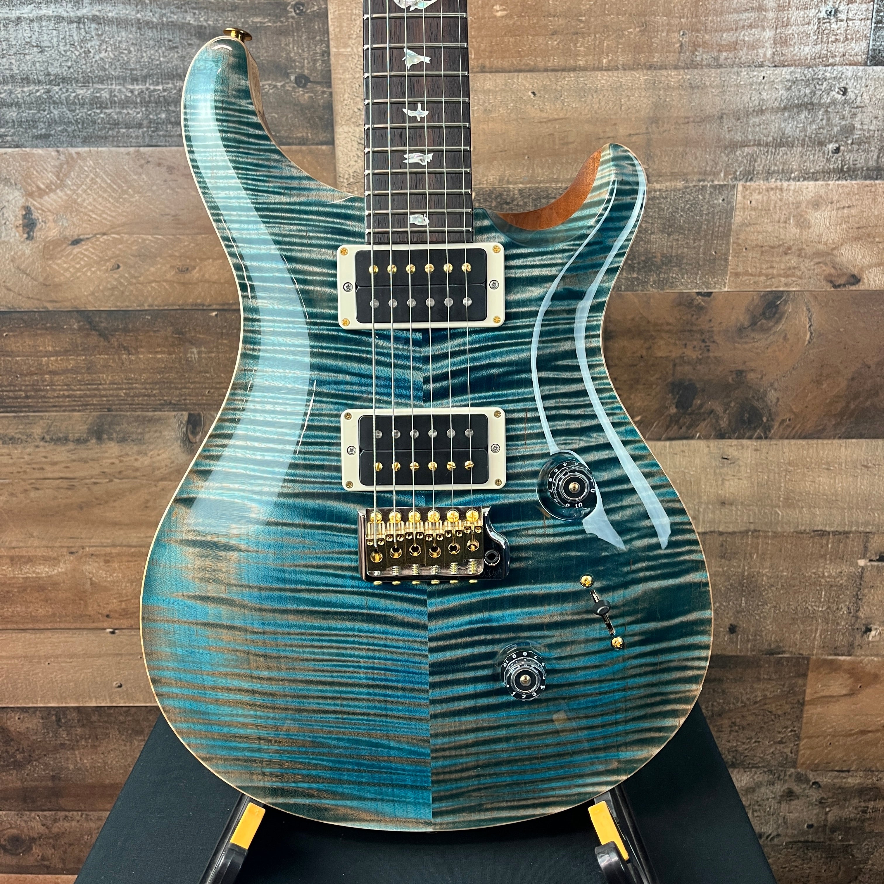 PRS Custom 24 10-Top, Carroll Blue, Hardcase, 980