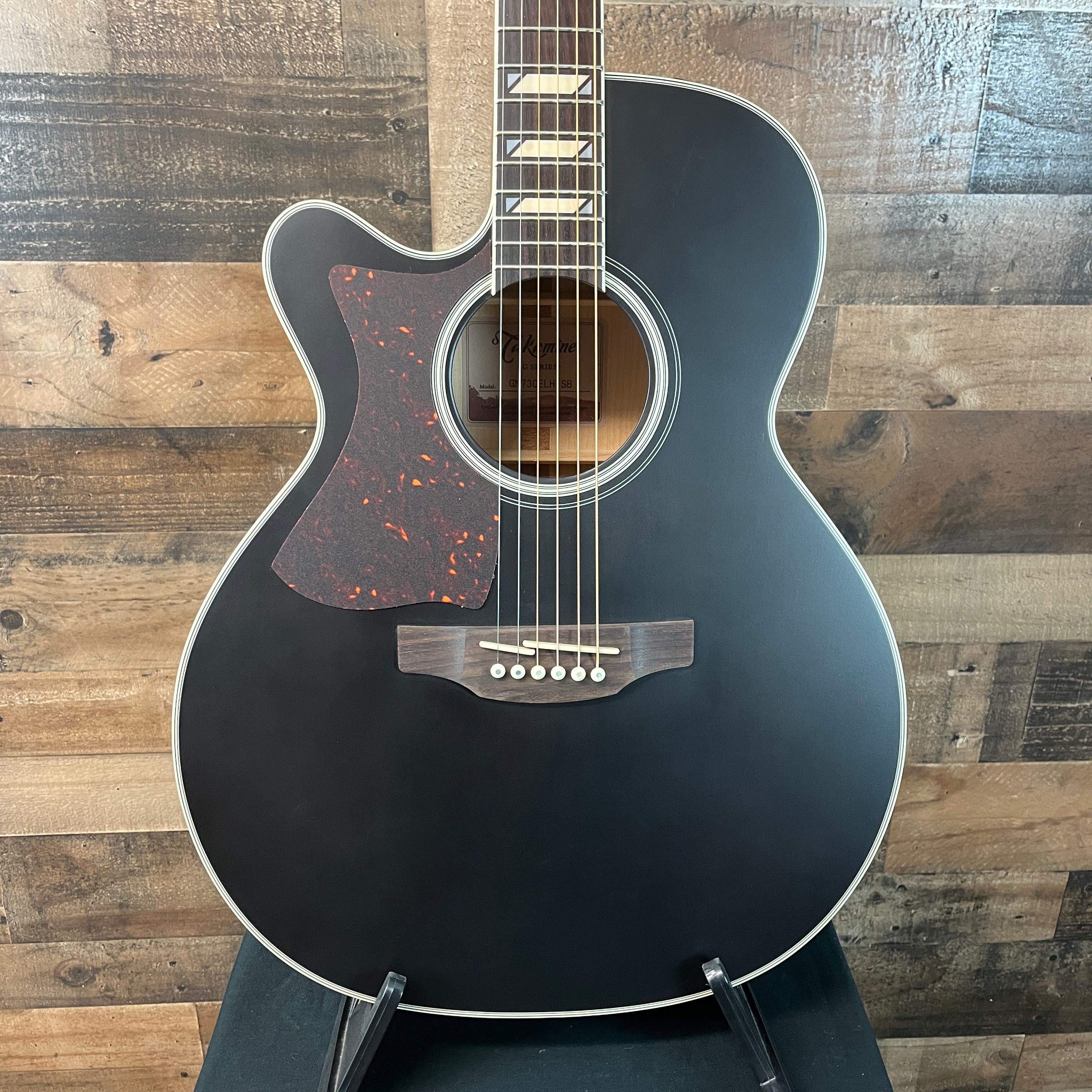 Takamine GN73CE Left Handed NEX Acoustic/Electric Guitar, Satin Black, 991