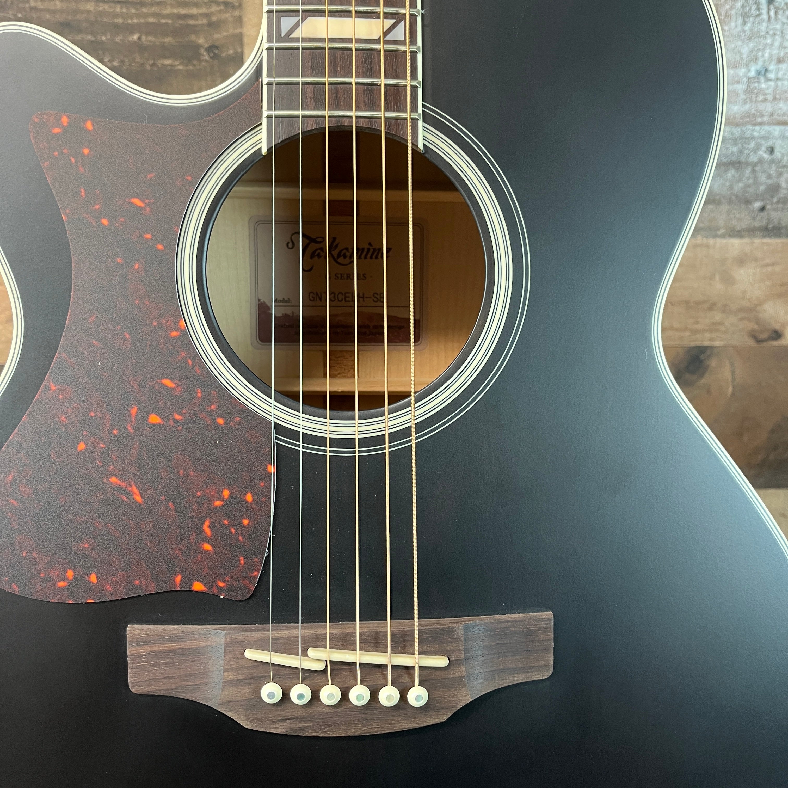 Takamine GN73CE Left Handed NEX Acoustic/Electric Guitar, Satin Black, 991