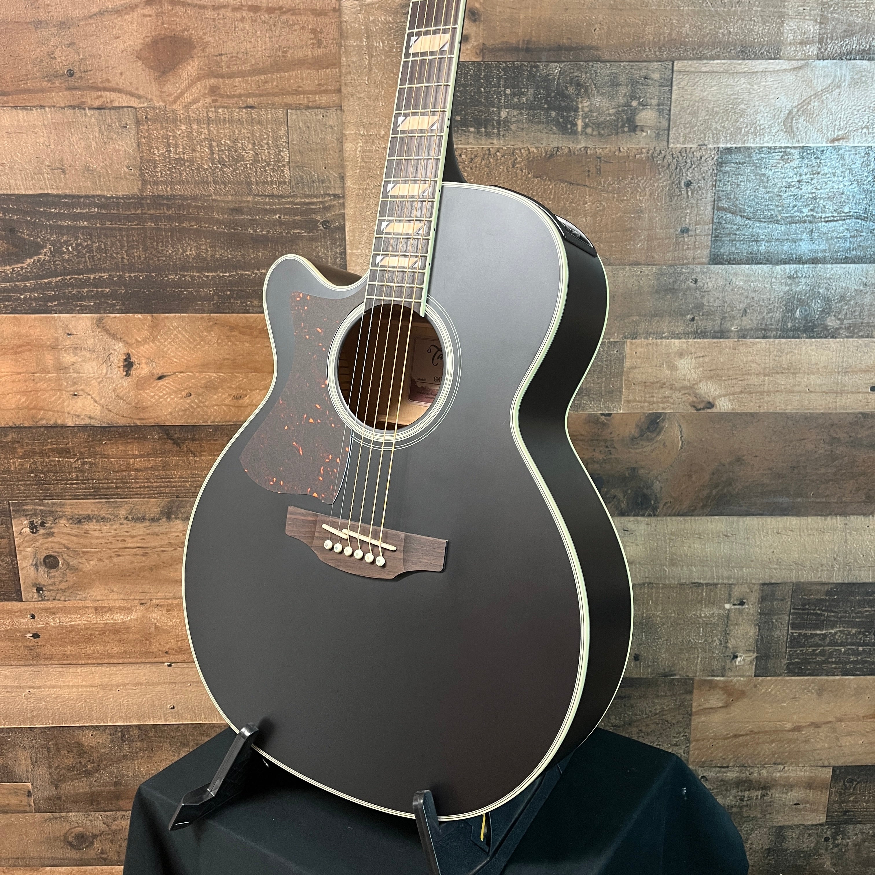 Takamine GN73CE Left Handed NEX Acoustic/Electric Guitar, Satin Black, 991